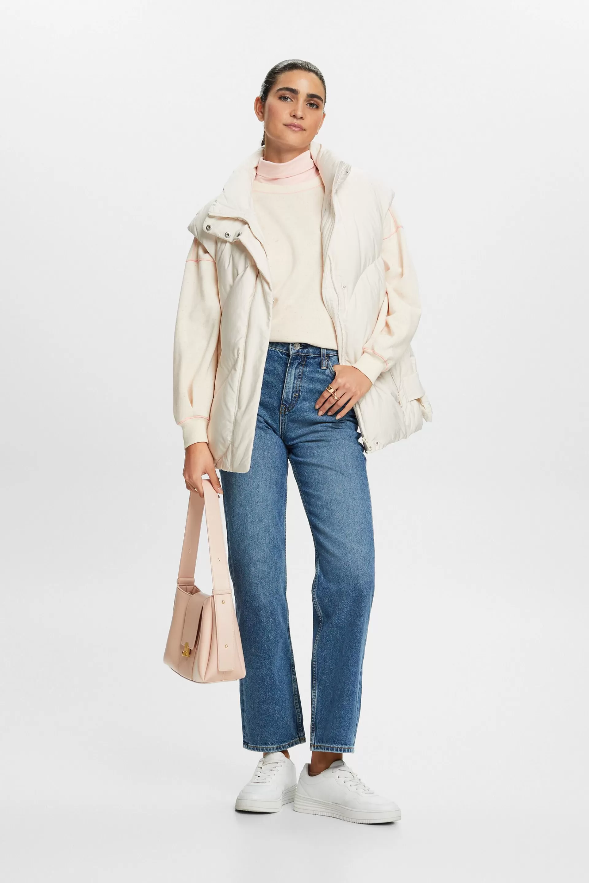 Retro-Jeans mit gerader Passform und hohem Bund-ESPRIT Best