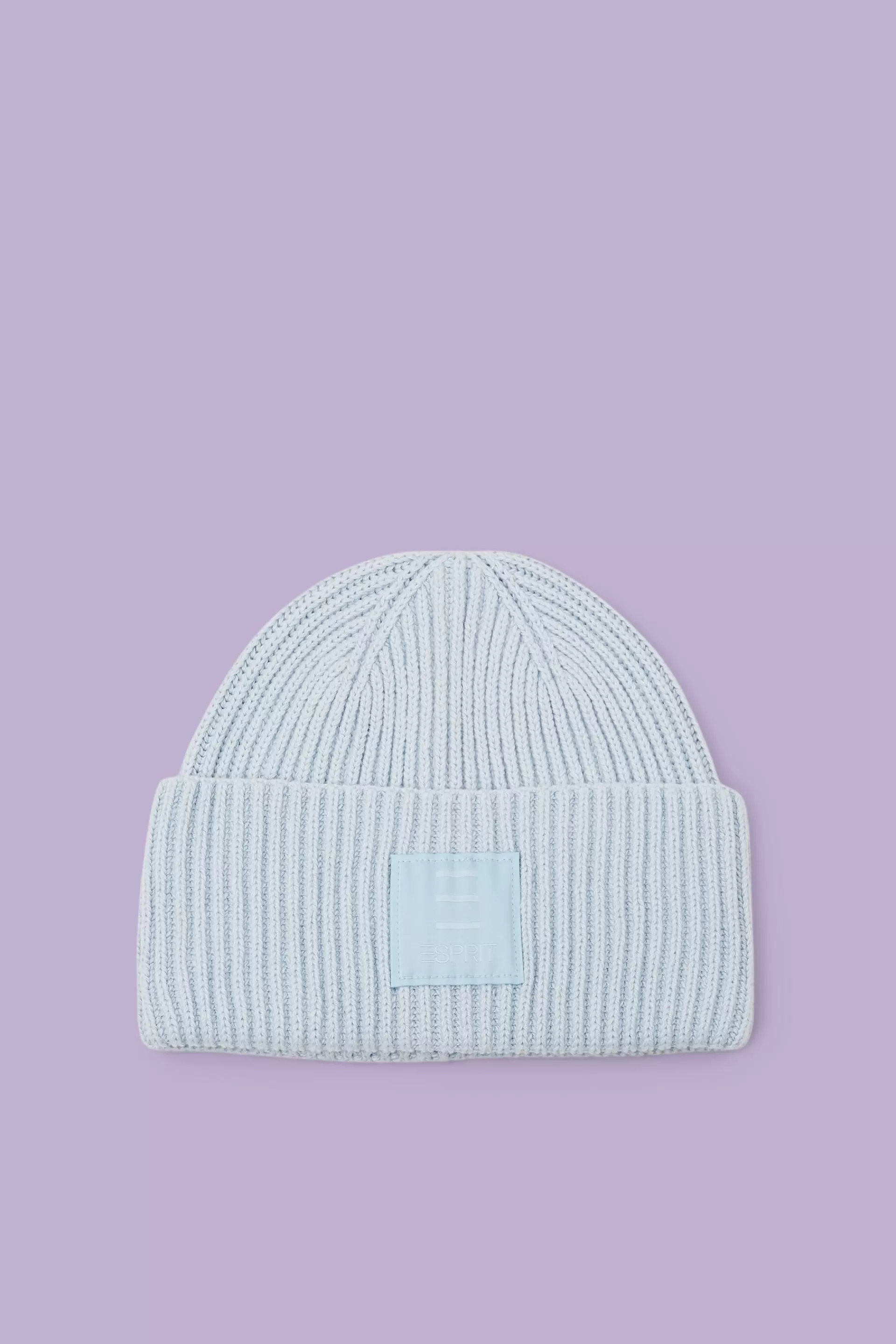 Rippstrick-Beanie aus Baumwolle-ESPRIT Sale
