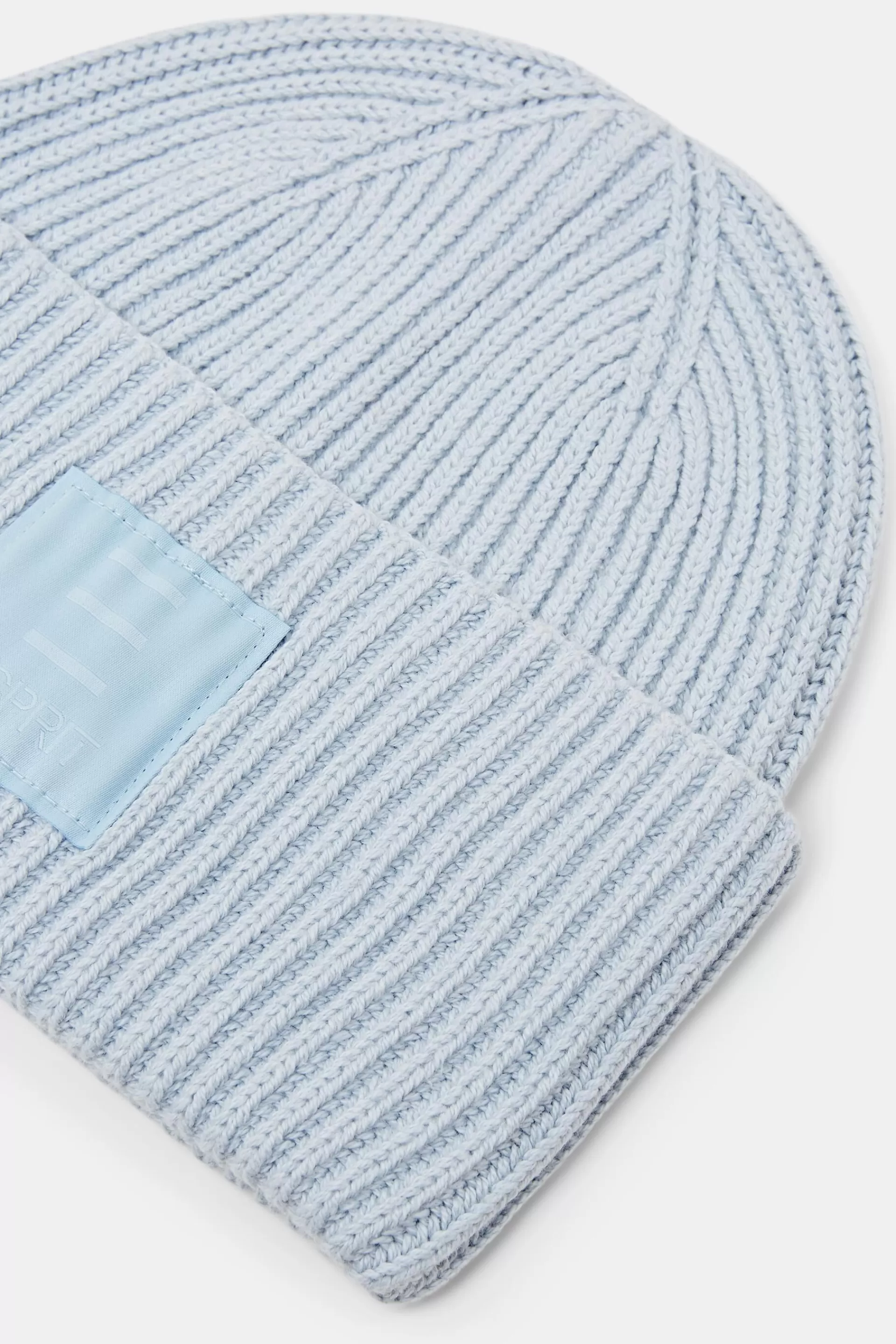 Rippstrick-Beanie aus Baumwolle-ESPRIT Sale