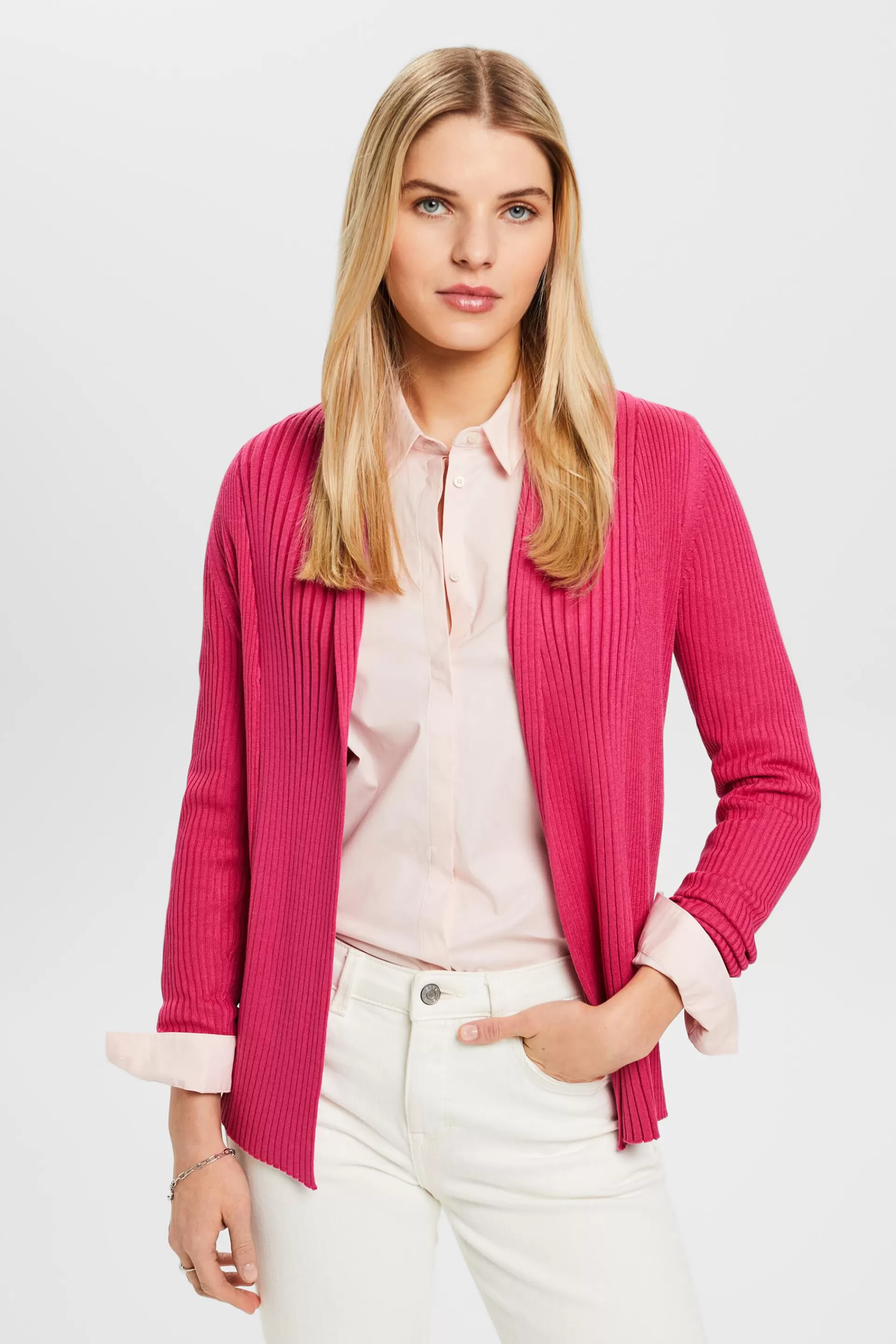 Rippstrick-Cardigan-ESPRIT Discount