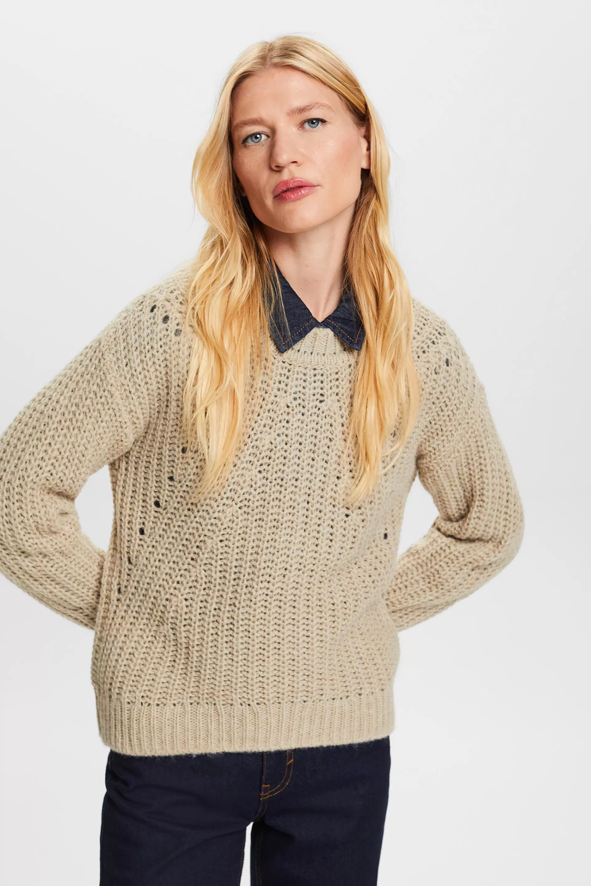 Rippstrickpullover-ESPRIT Best Sale