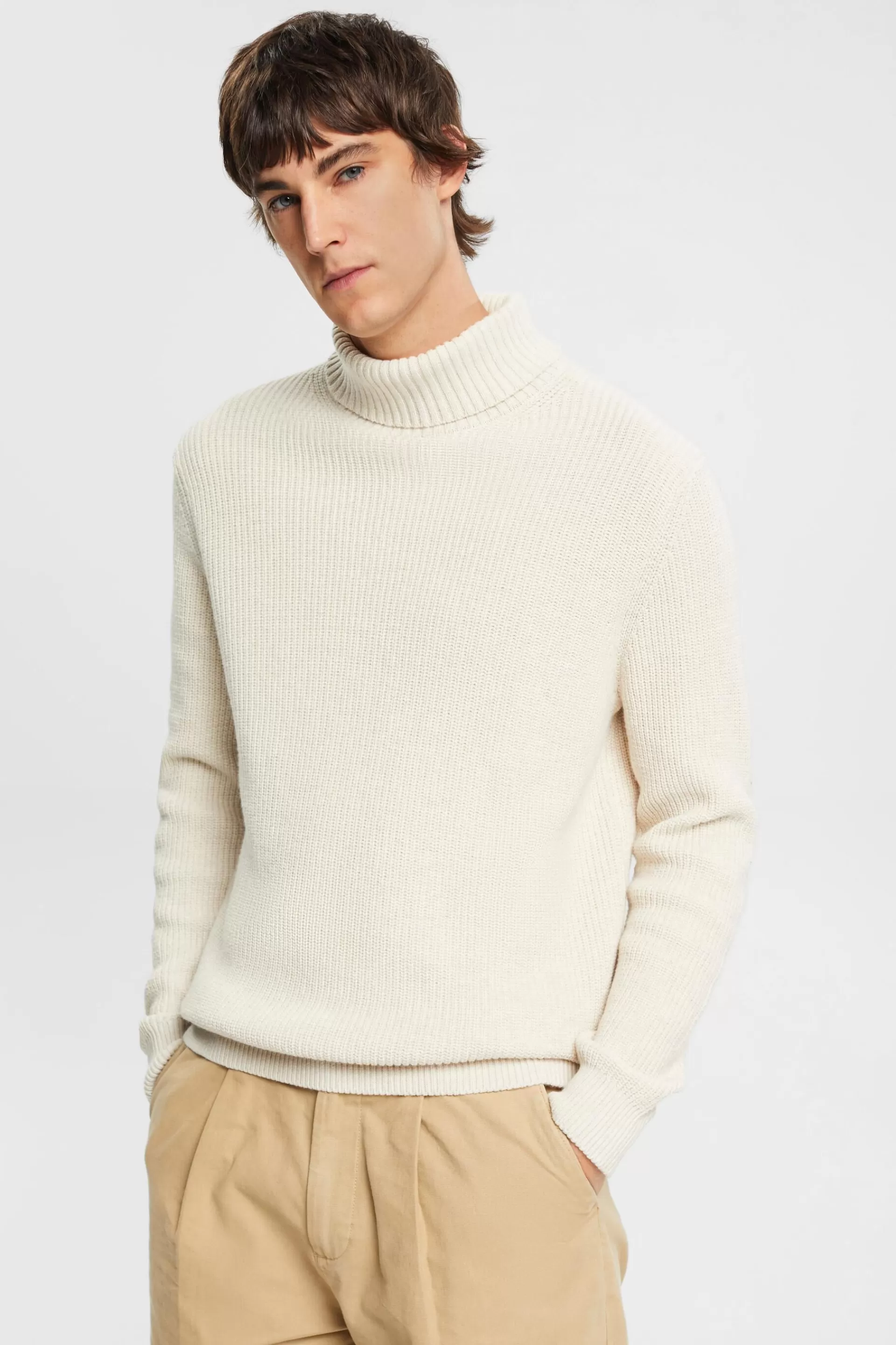 Rollkragenpullover in Grobstrick-ESPRIT Best Sale