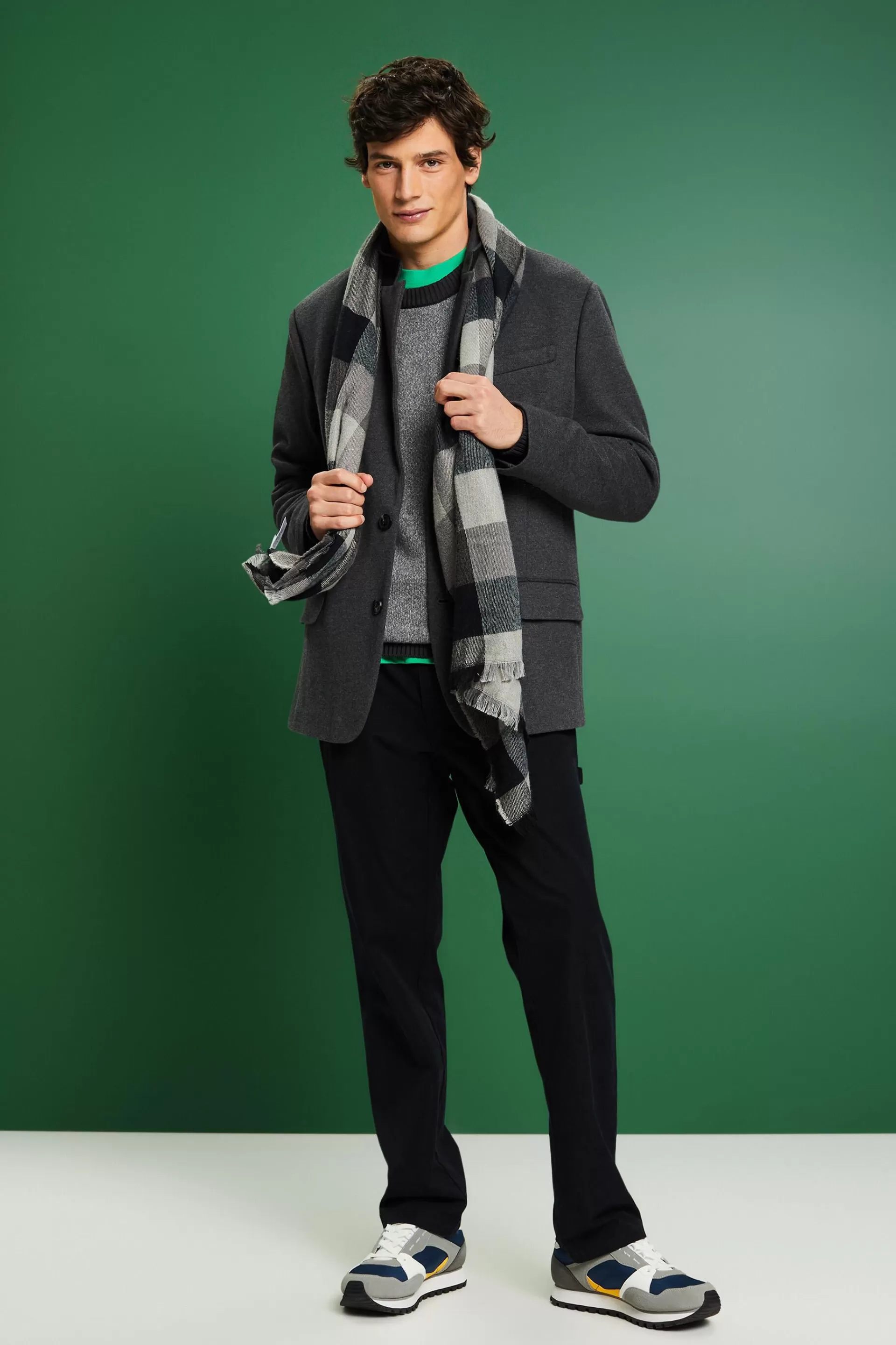 Rundhalspullover aus Wollmix-ESPRIT Cheap