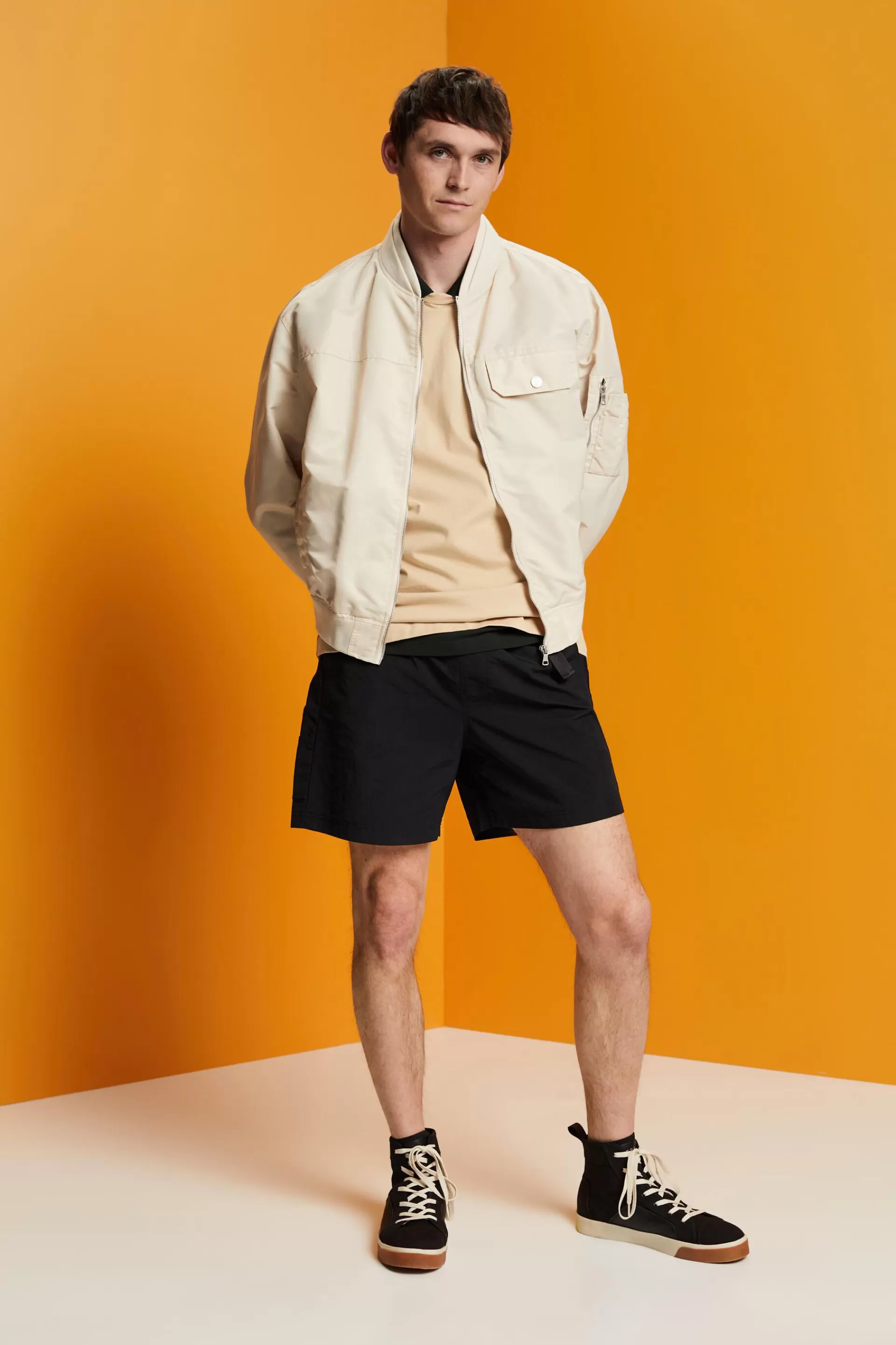 Rundhals-T-Shirt, 100 % Baumwolle-ESPRIT Cheap