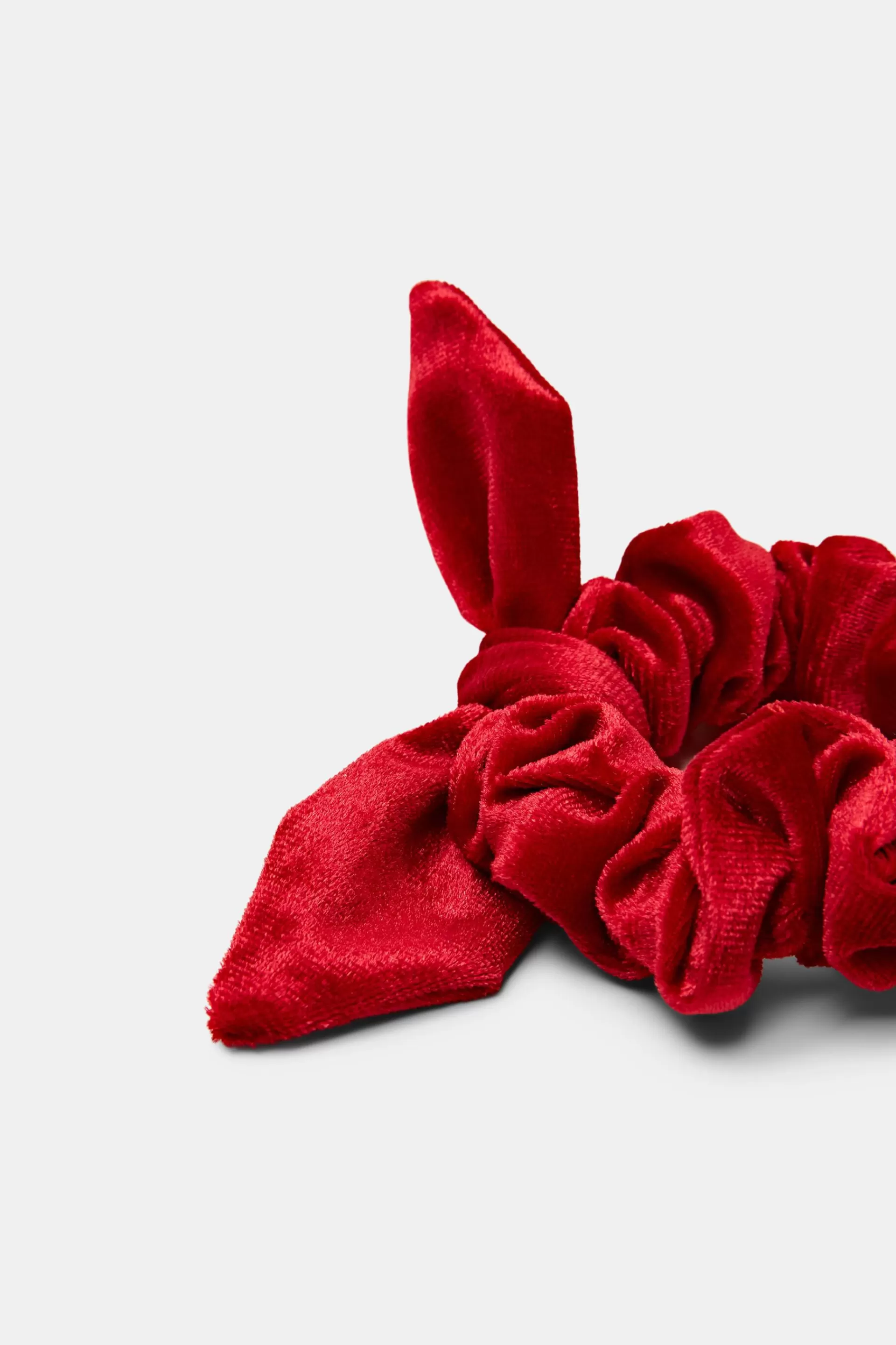 Samt-Scrunchie mit Schleife-ESPRIT Shop