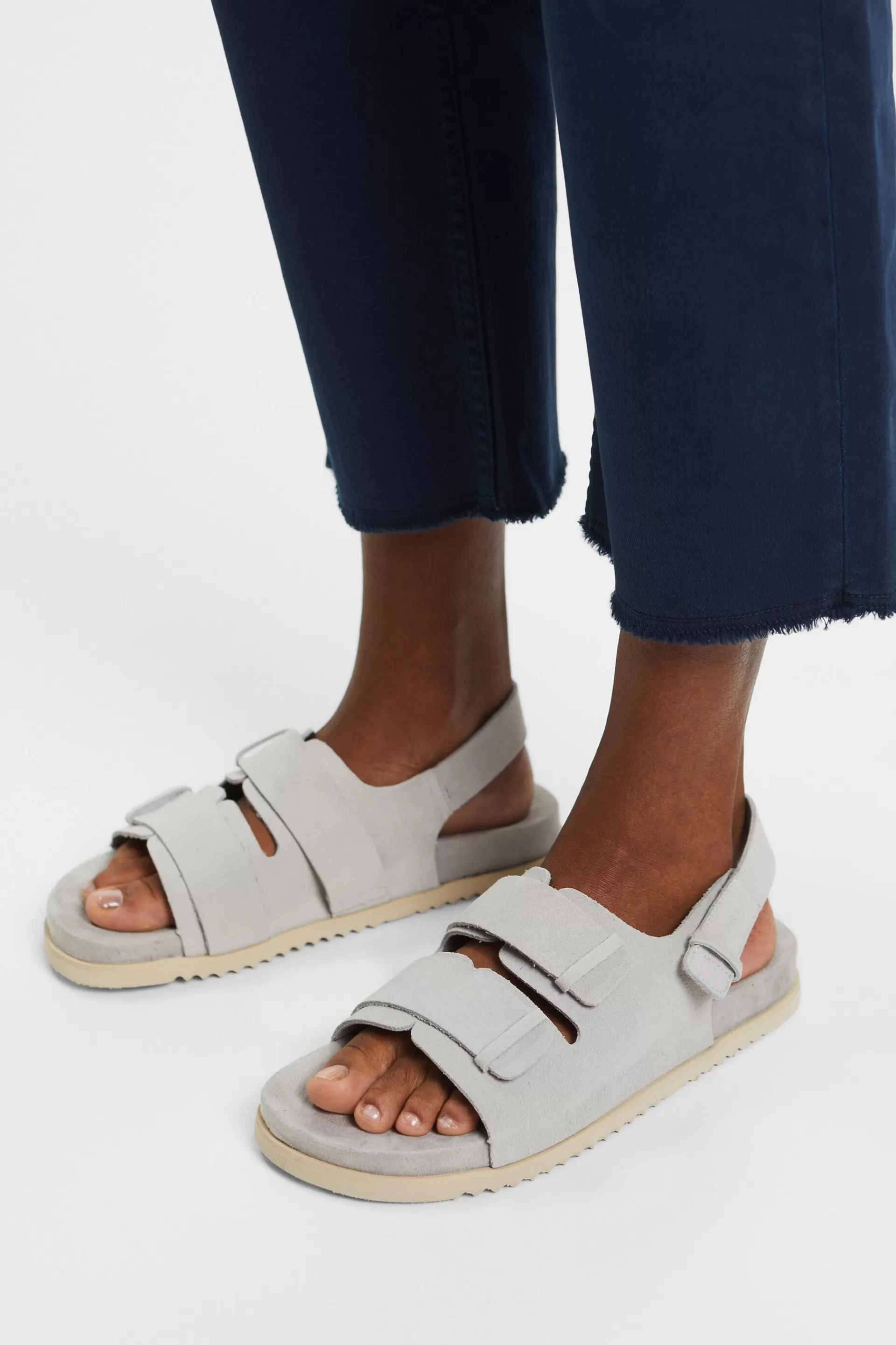 Sandalen aus Veloursleder-ESPRIT Flash Sale