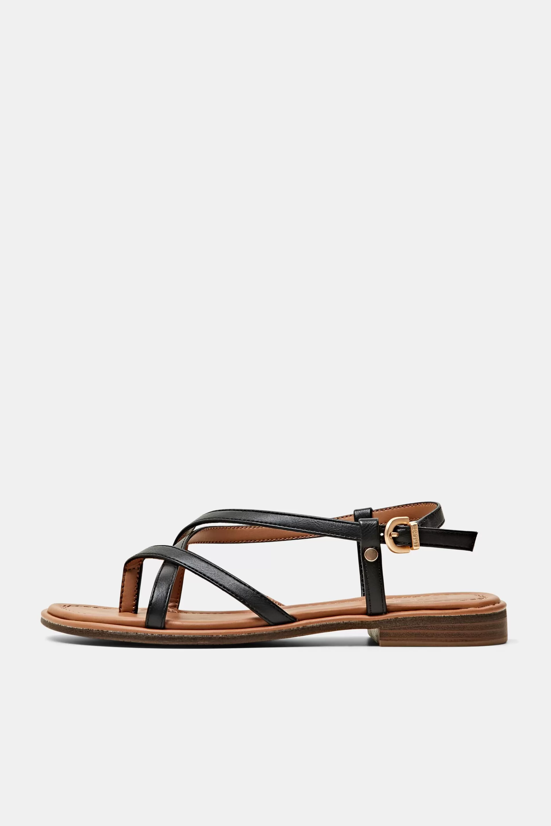 Sandalen in Lederoptik-ESPRIT Clearance