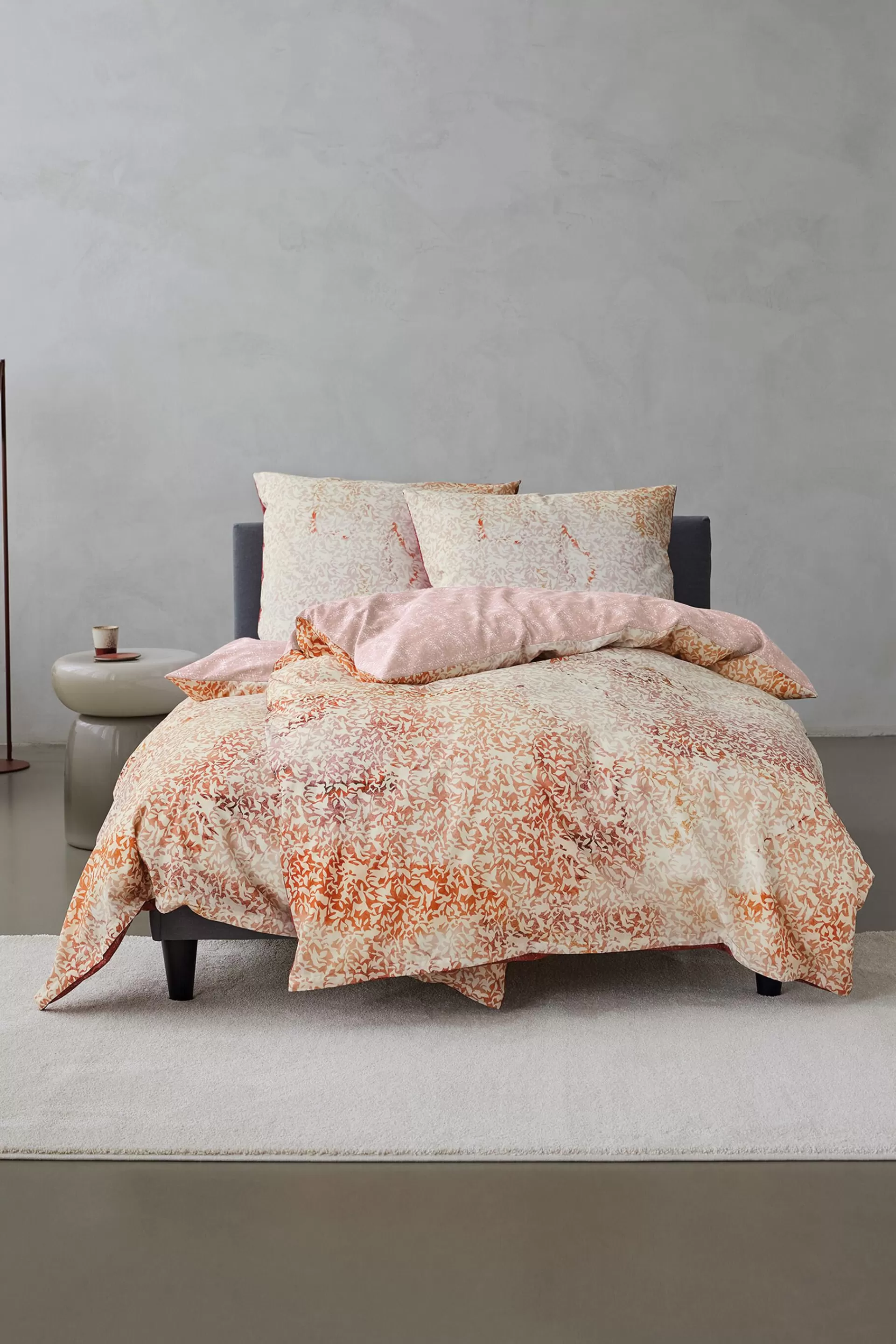 Satin-Bettwäsche im floralen Design-ESPRIT Online
