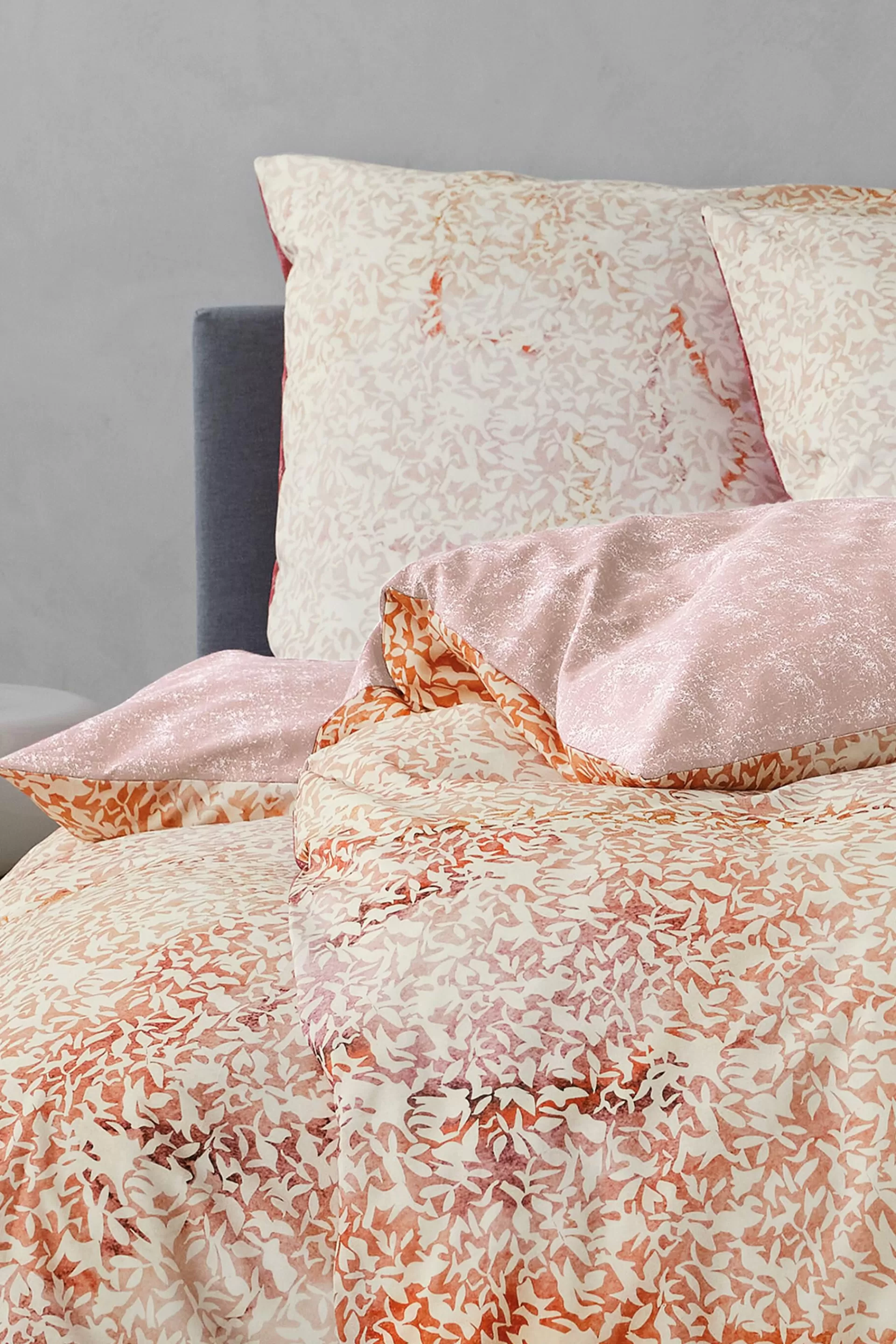 Satin-Bettwäsche im floralen Design-ESPRIT Online