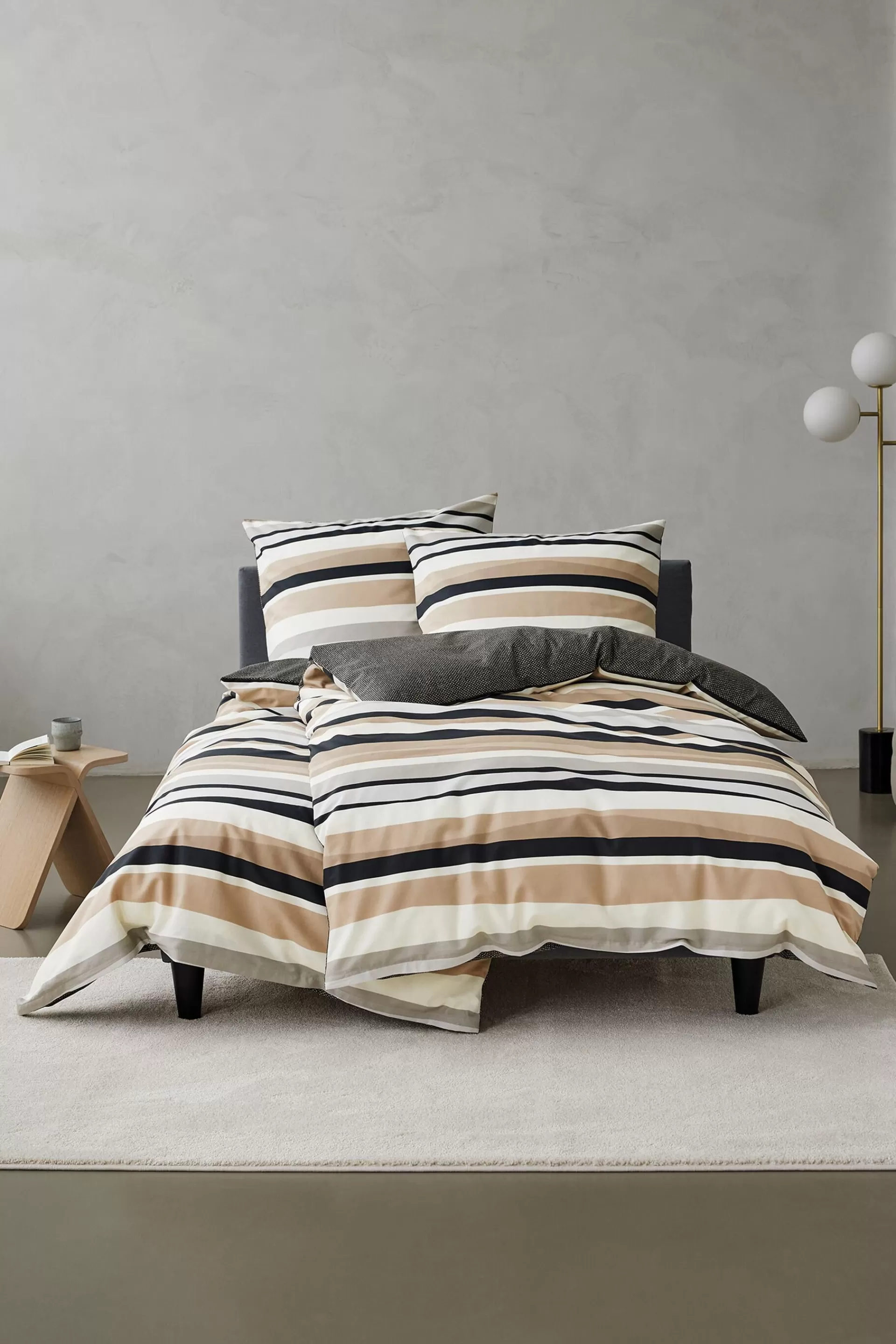 Satin-Bettwäsche mit Streifen-ESPRIT Flash Sale