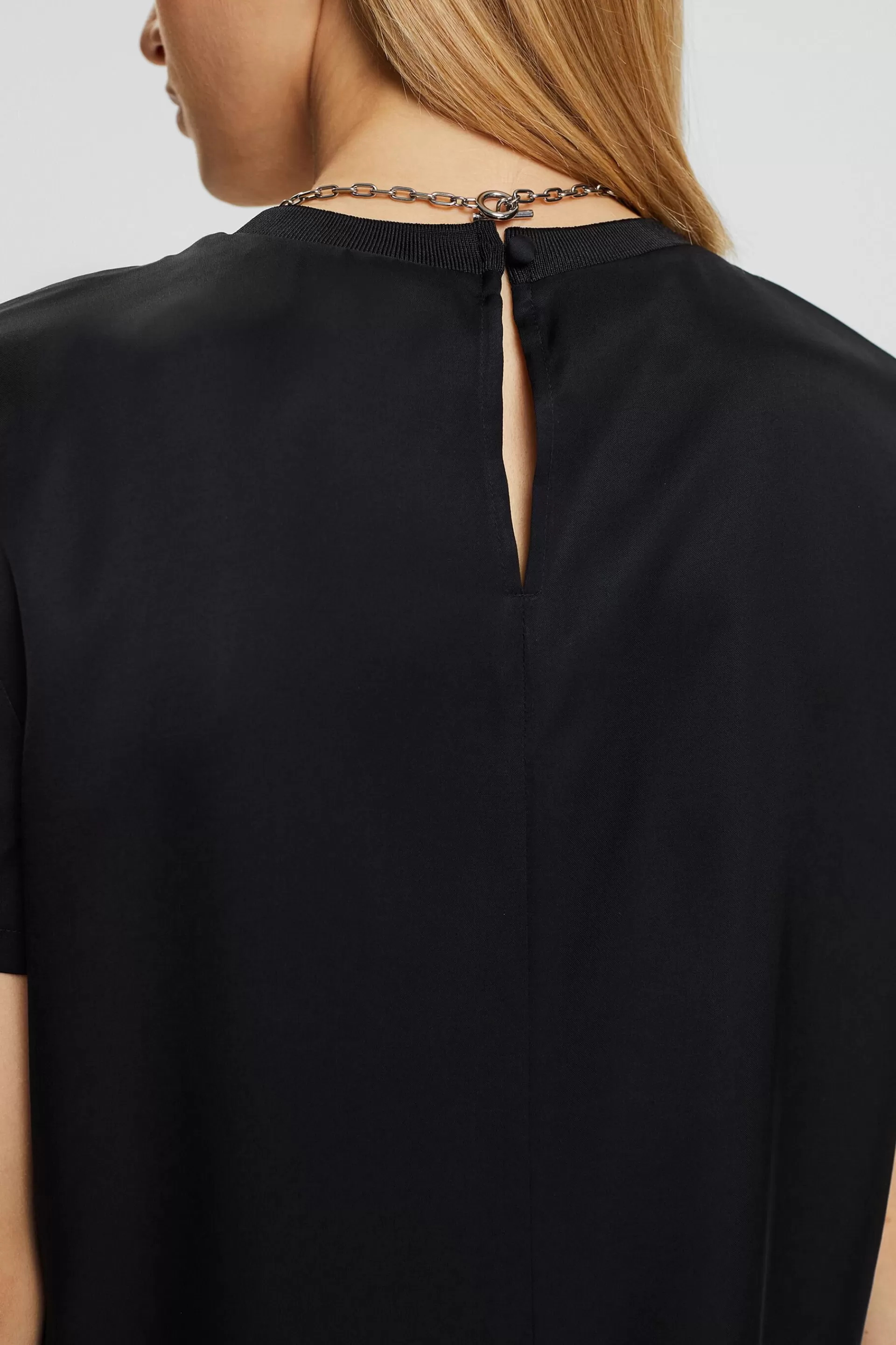 Satinbluse, LENZING™ ECOVERO™-ESPRIT Shop