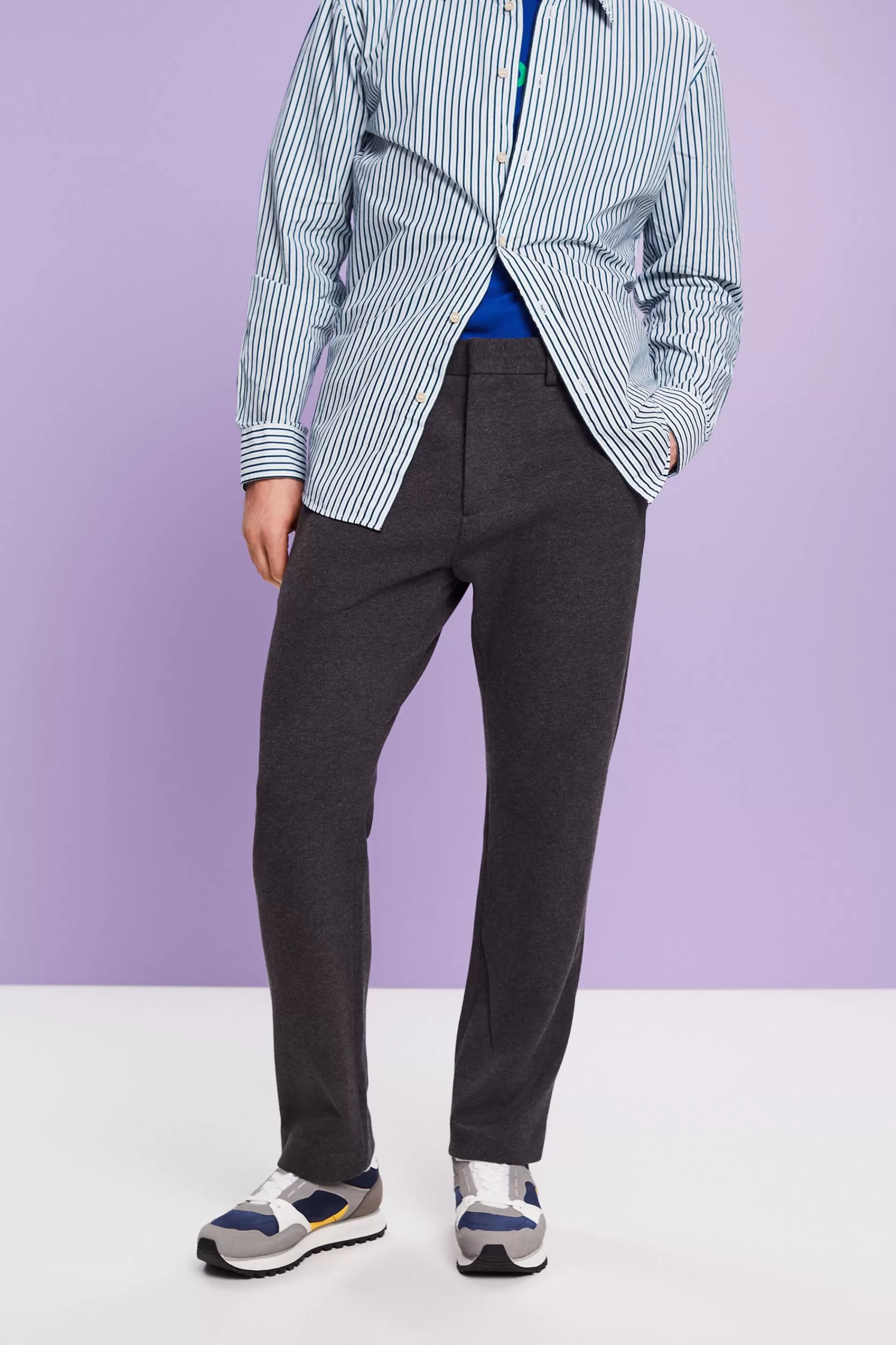 Schmal geschnittene Strickhose-ESPRIT Cheap