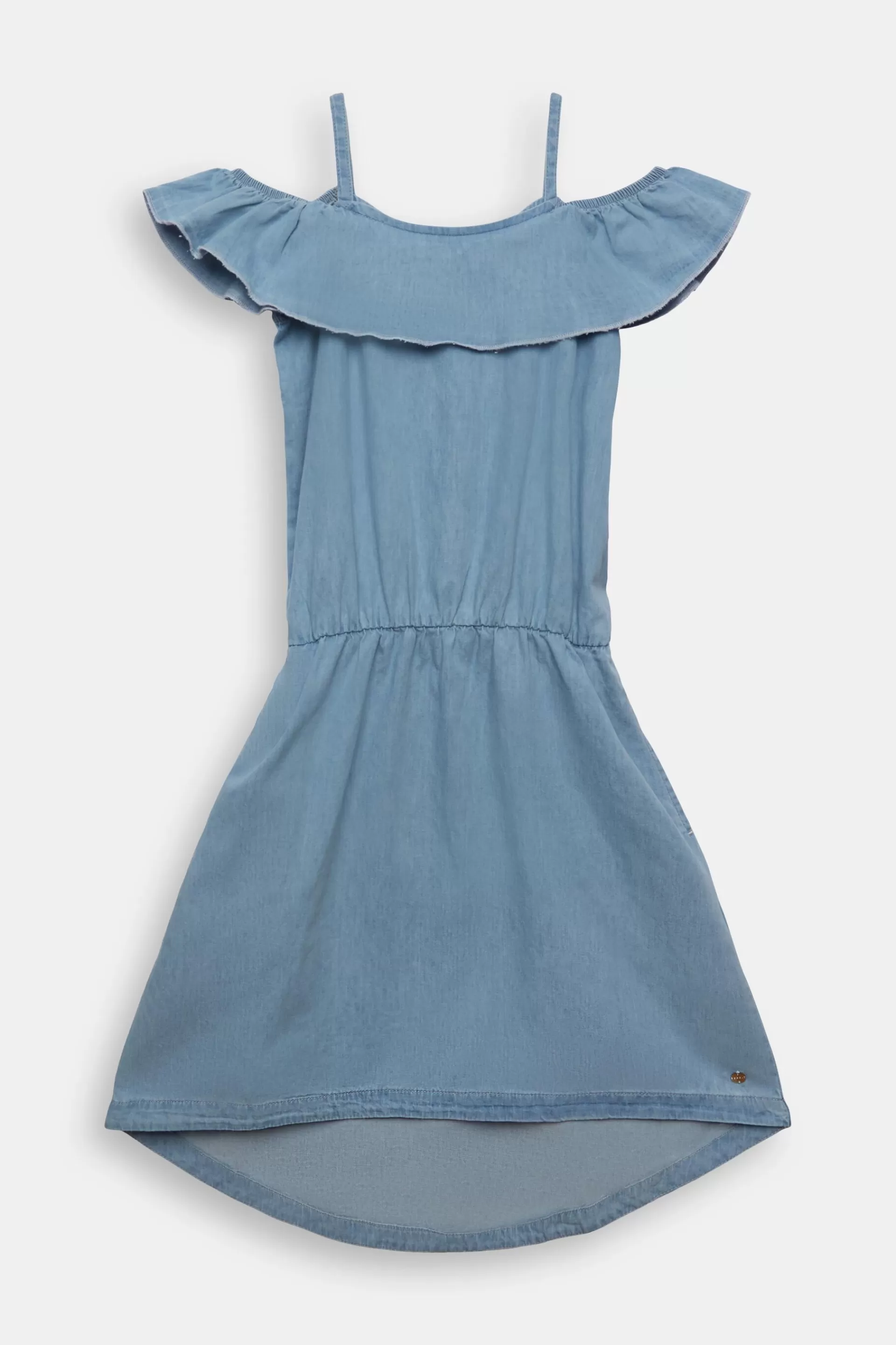 Schulterfreies Trägerkleid im Denim-Look-ESPRIT Best Sale