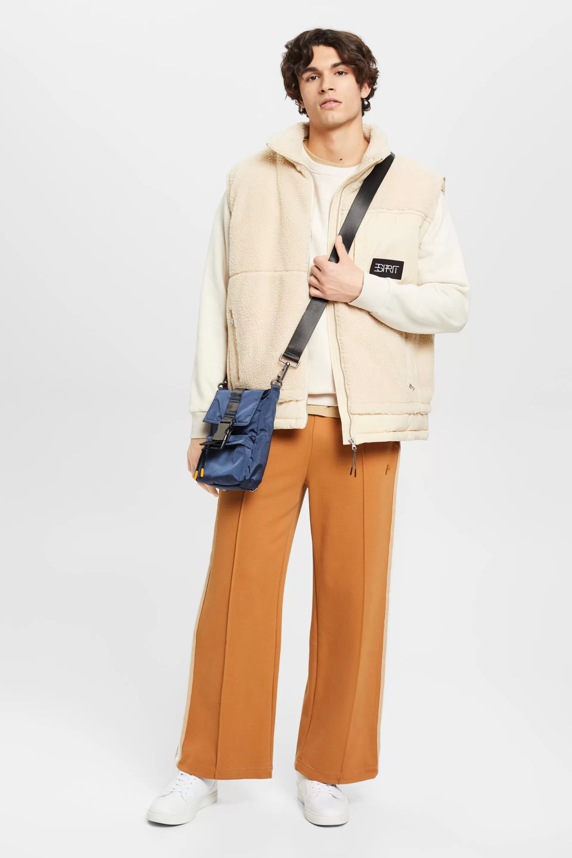 Sherpa-Jacke in abgenähtem Design-ESPRIT Hot