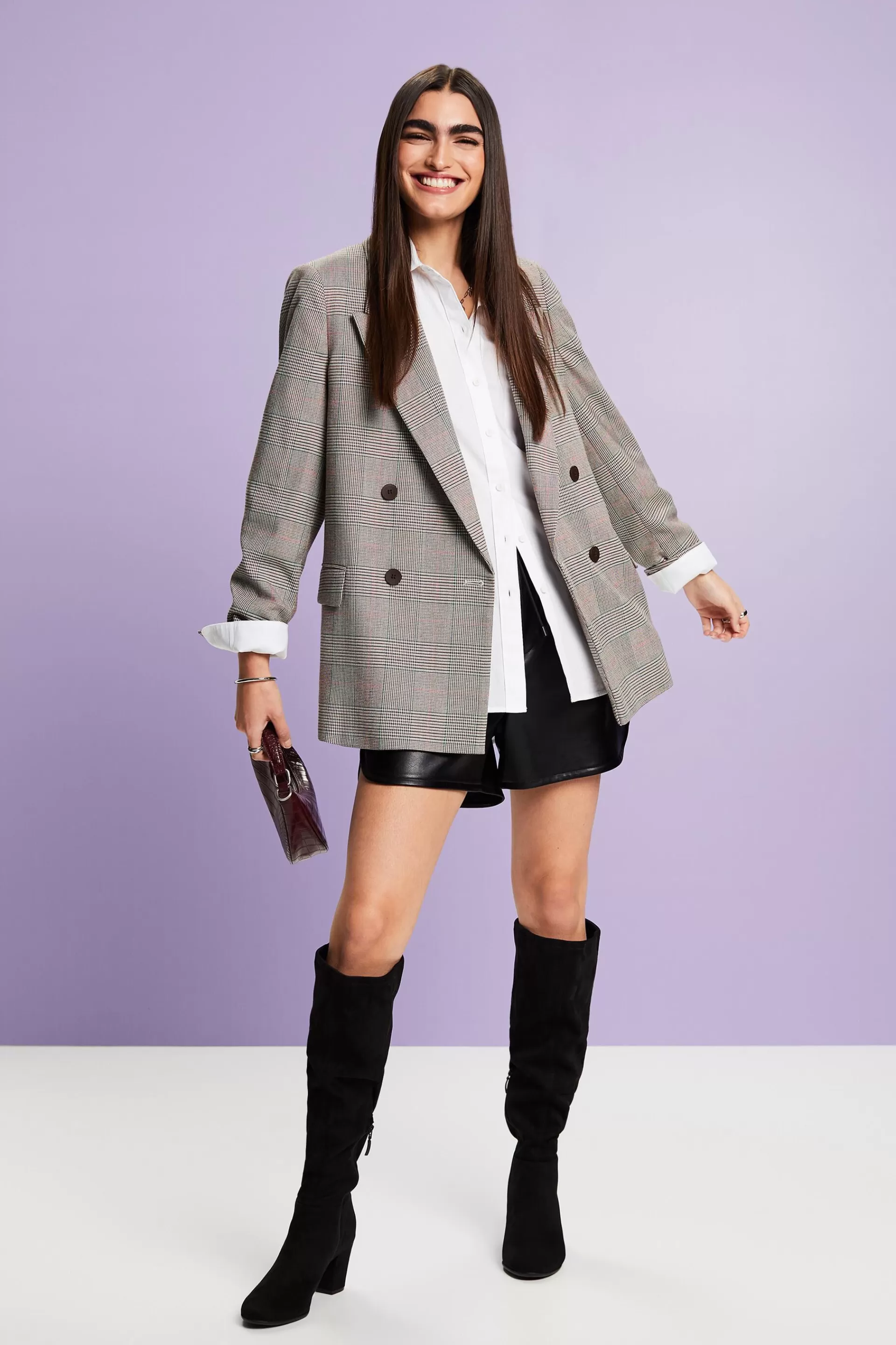 Shorts in Lederoptik-ESPRIT Best Sale