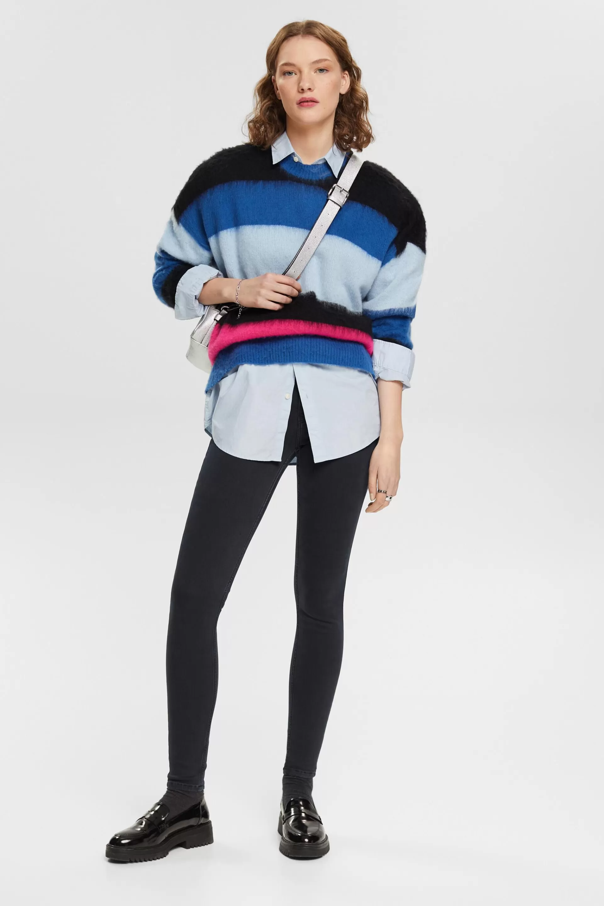 Skinny Jeans mit mittelhohem Bund-ESPRIT Online