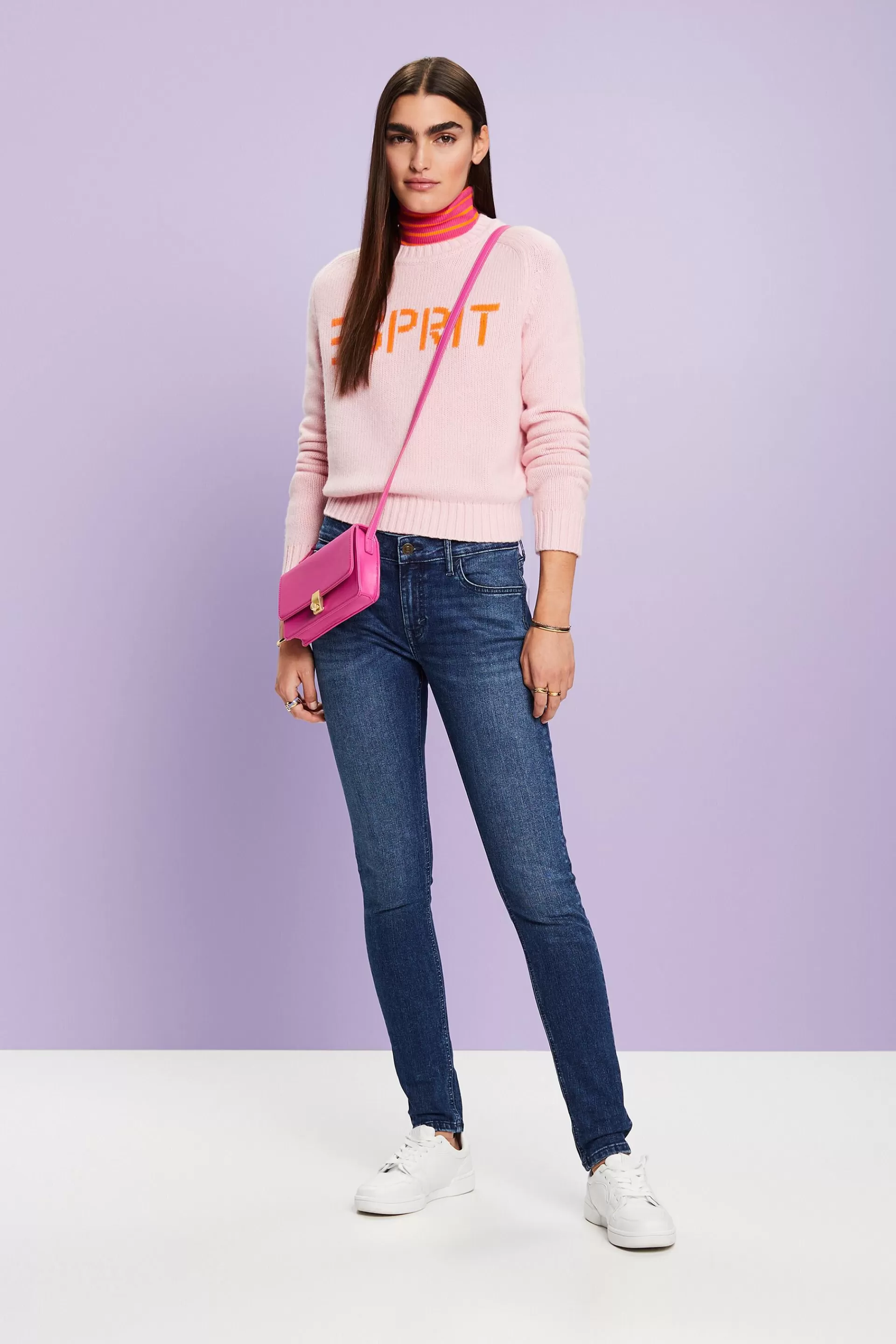 Skinny Jeans mit mittlerer Bundhöhe-ESPRIT Cheap