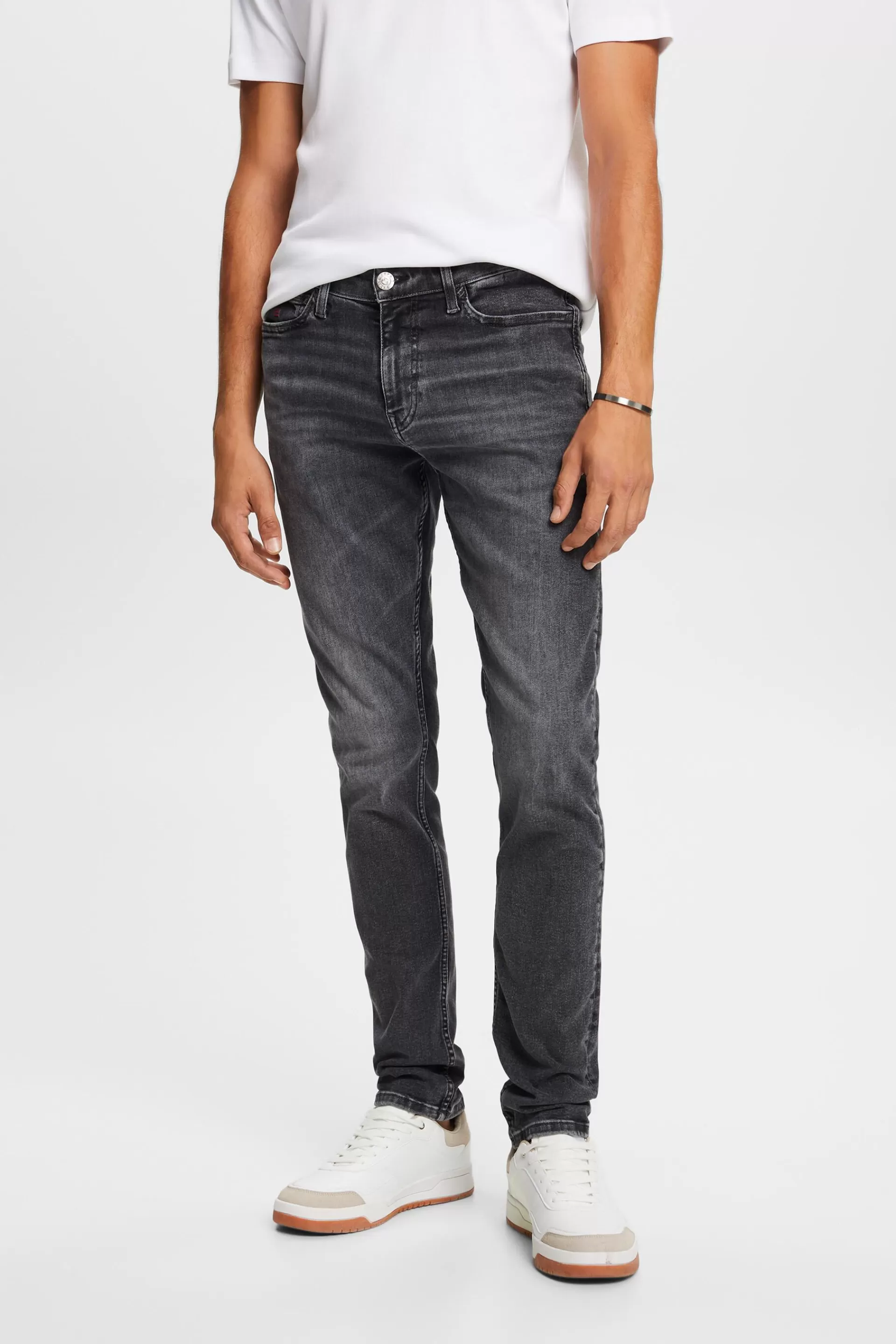Skinny Jeans mit mittlerer Bundhöhe-ESPRIT Best Sale