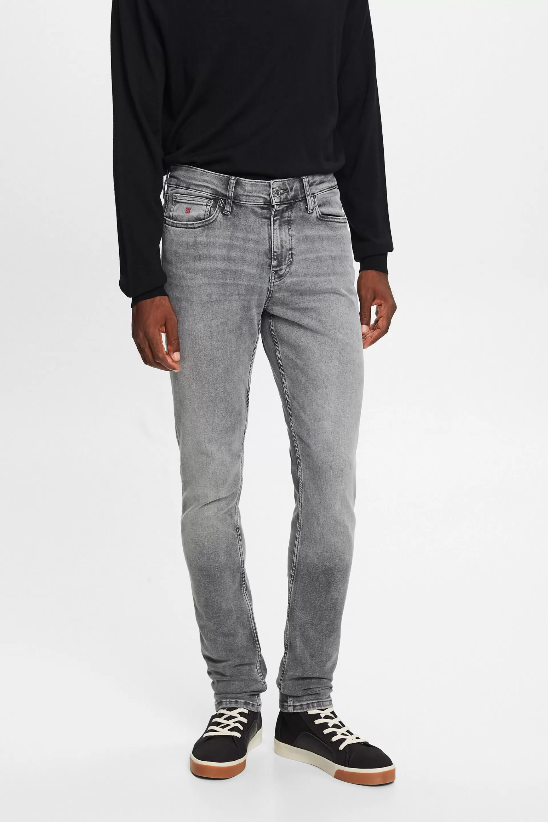 Skinny Jeans mit mittlerer Bundhöhe-ESPRIT Hot