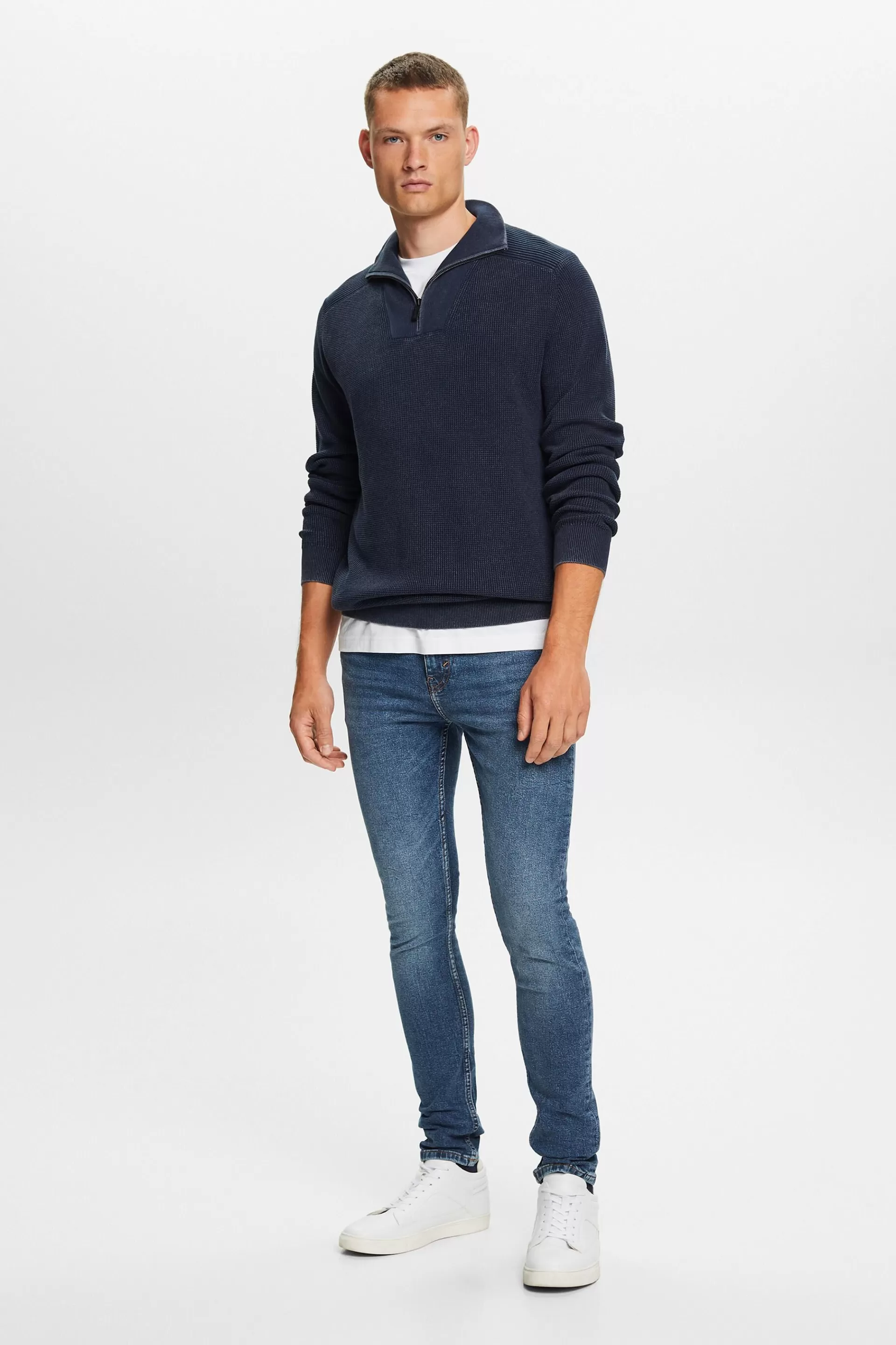 Skinny Jeans mit mittlerer Bundhöhe-ESPRIT Store