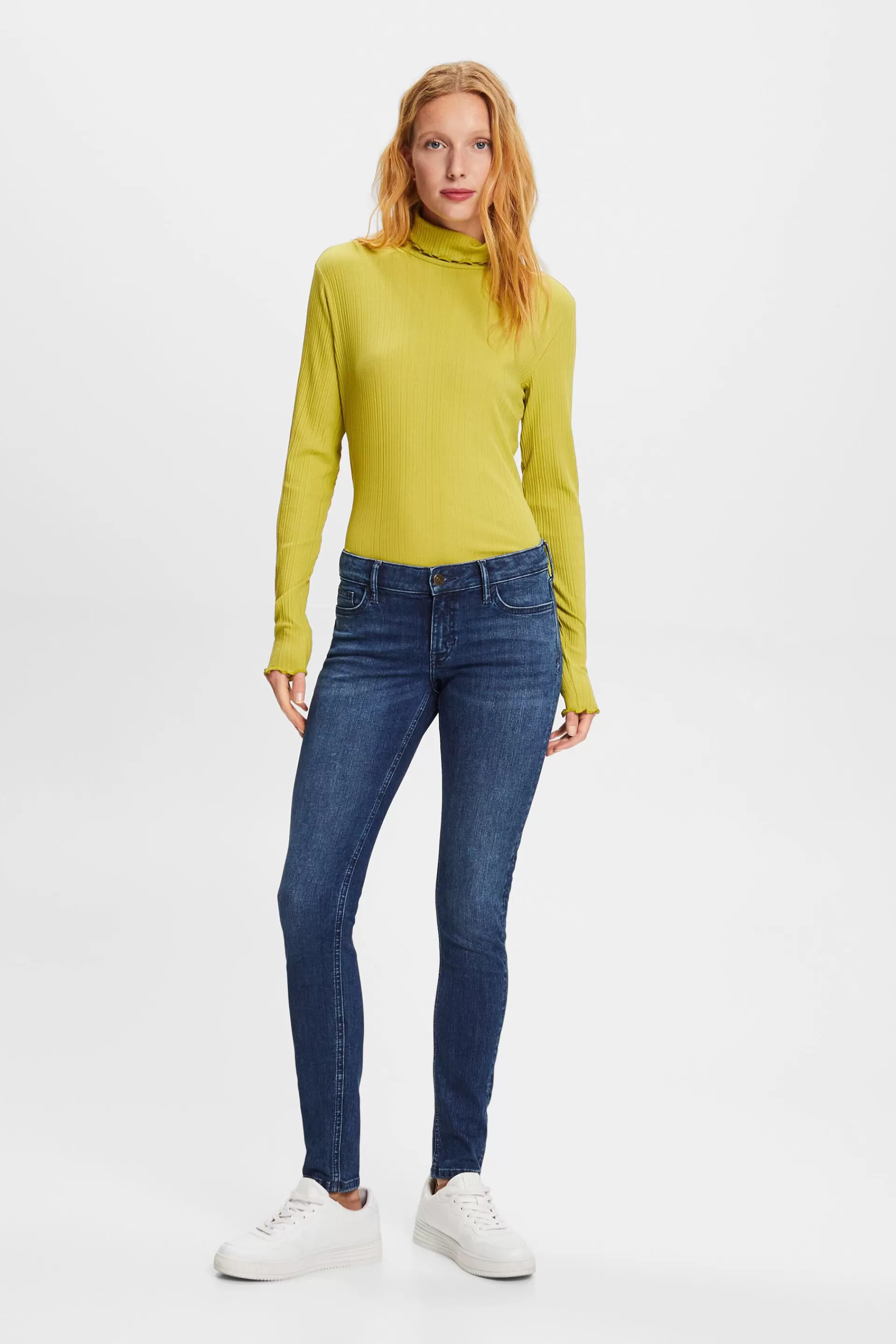 Skinny Jeans mit niedrigem Bund-ESPRIT Clearance