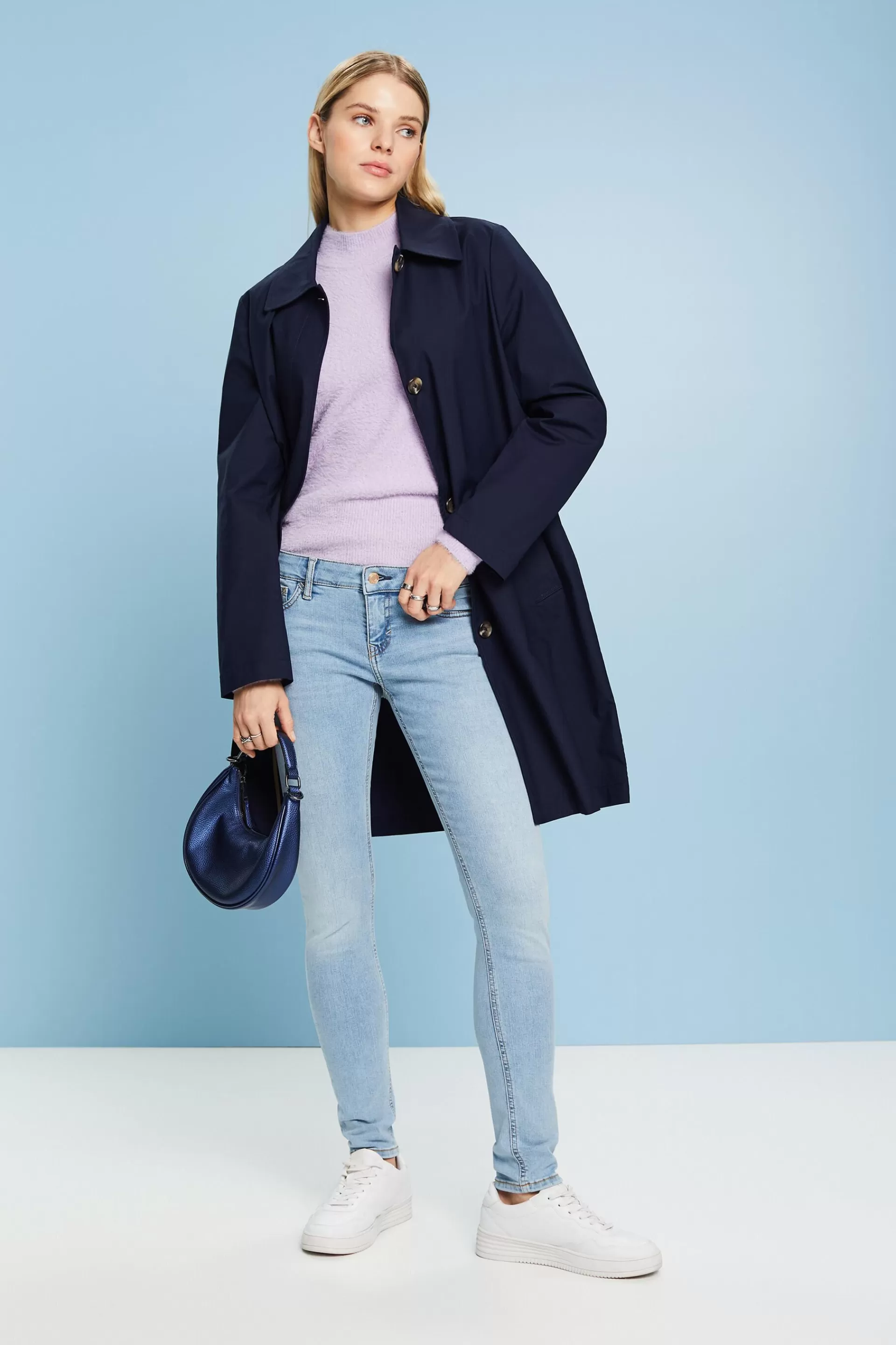 Skinny Jeans mit niedrigem Bund-ESPRIT New
