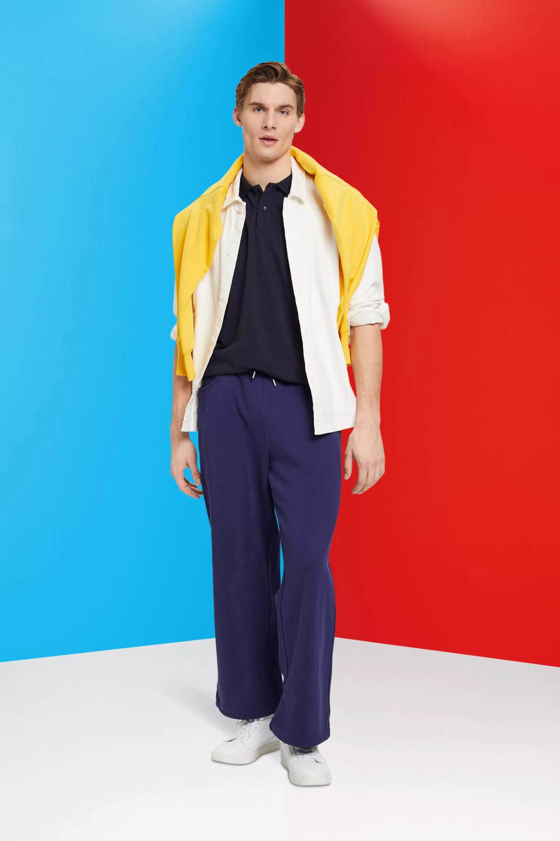 Slim-Fit-Poloshirt aus Baumwoll-Piqué-ESPRIT Online