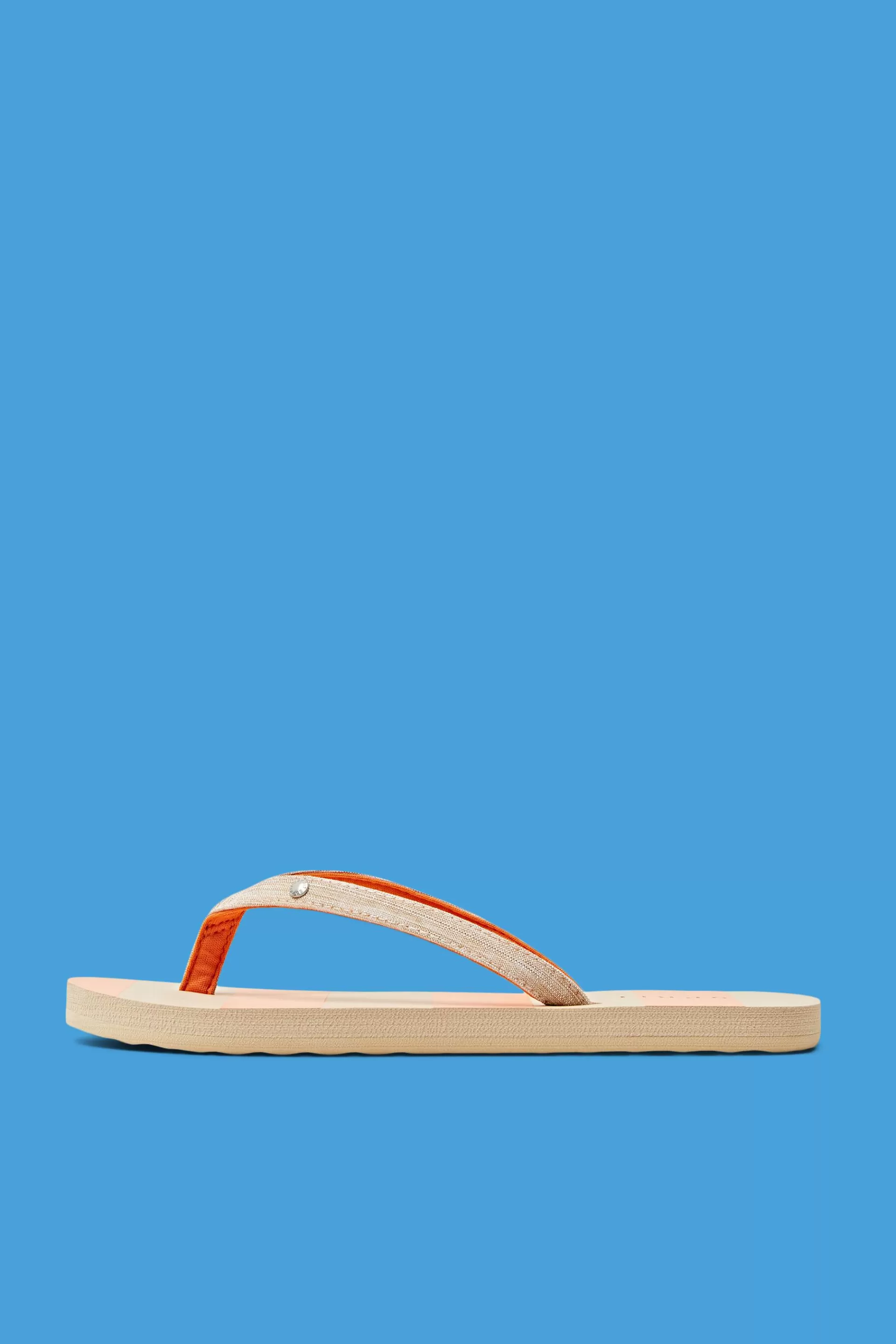 Slip Slops mit Textilriemen-ESPRIT Hot