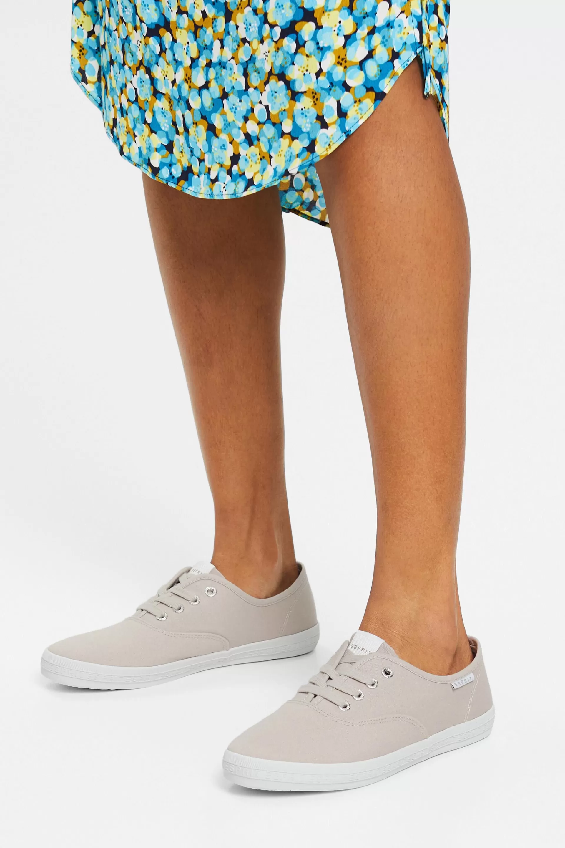 Sneaker aus Canvas-ESPRIT Store