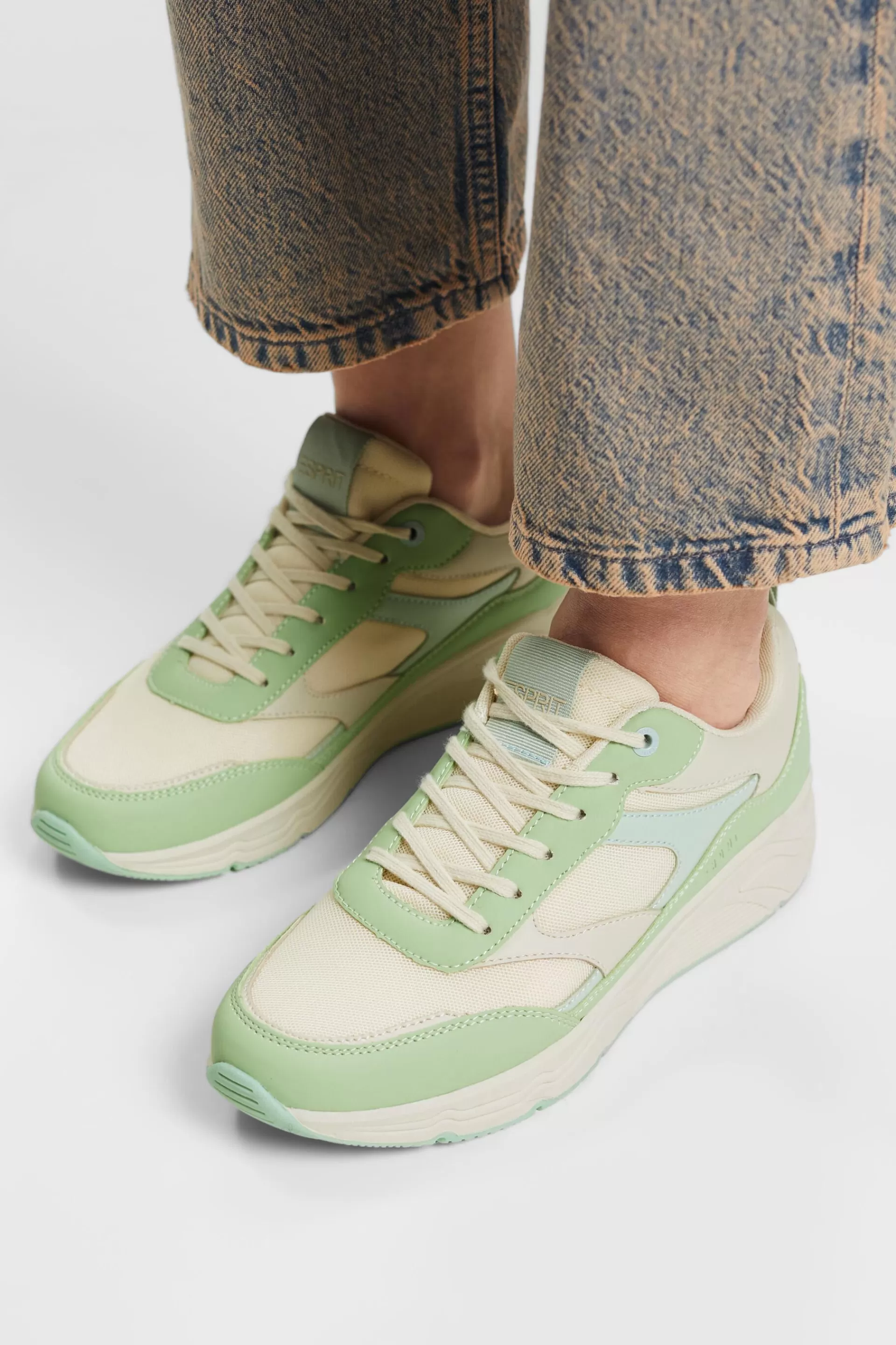 Sneakers aus Leder-ESPRIT Online