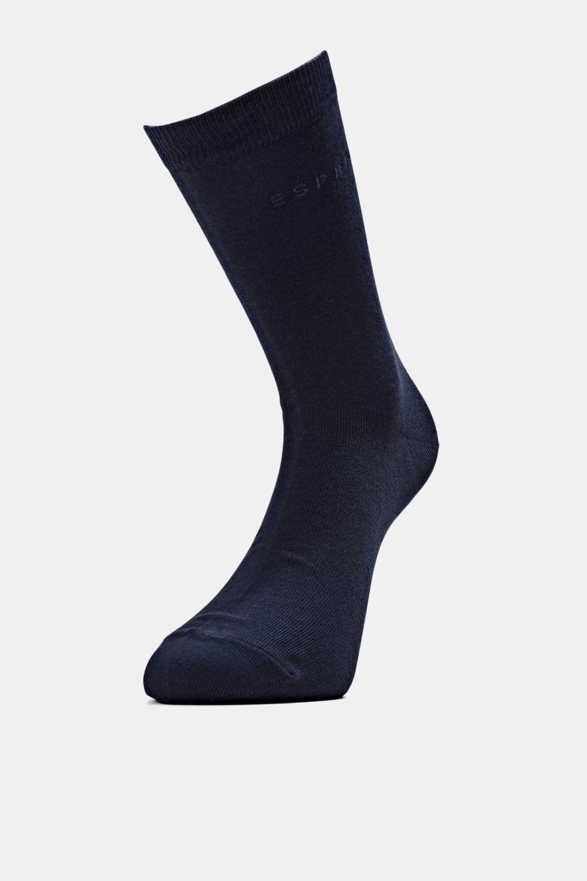 Socken im Doppelpack mit eingestricktem Logo, Bio-Baumwolle-ESPRIT Shop
