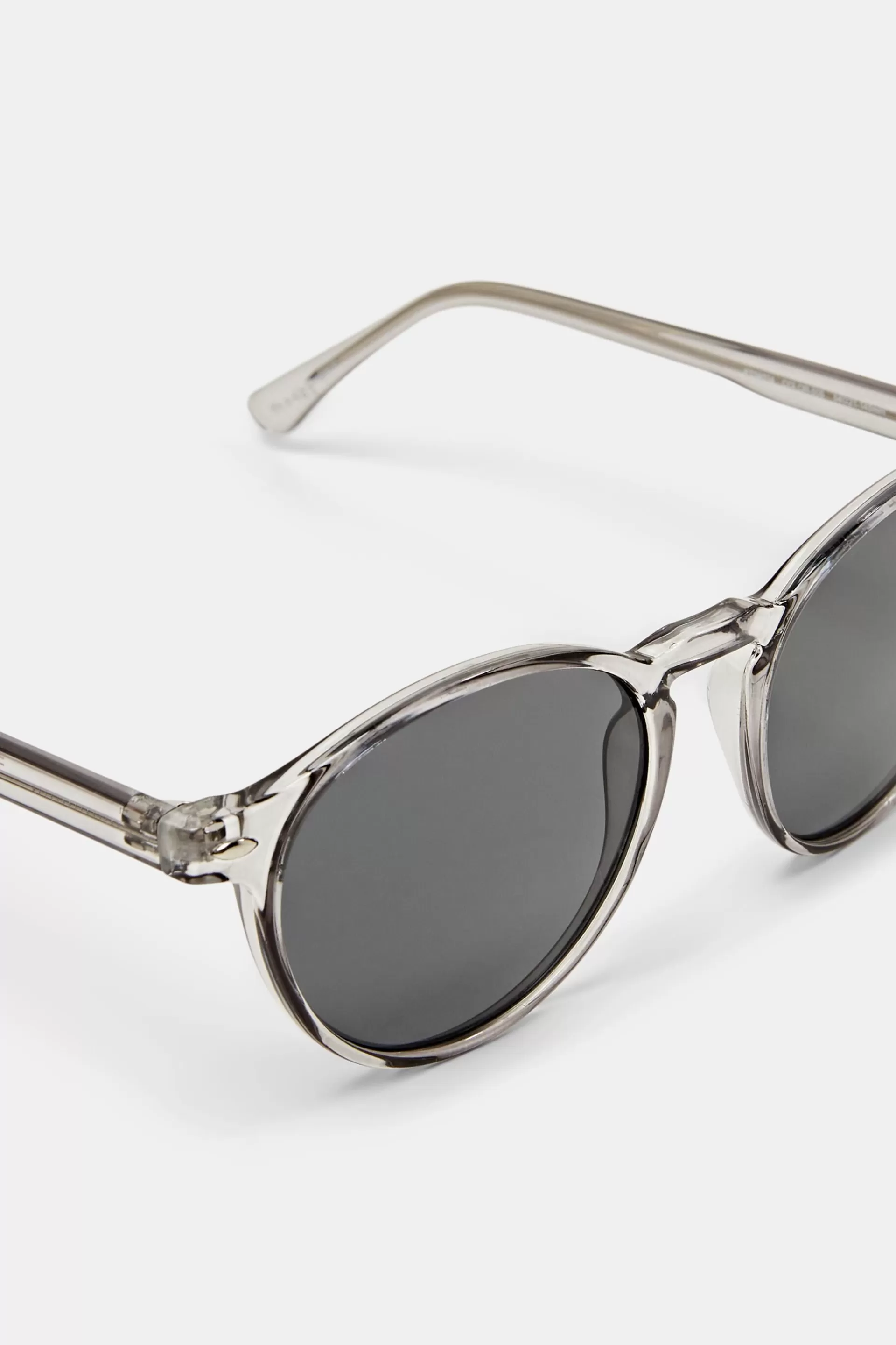 Sonnenbrille mit transparenter runder Fassung-ESPRIT Shop