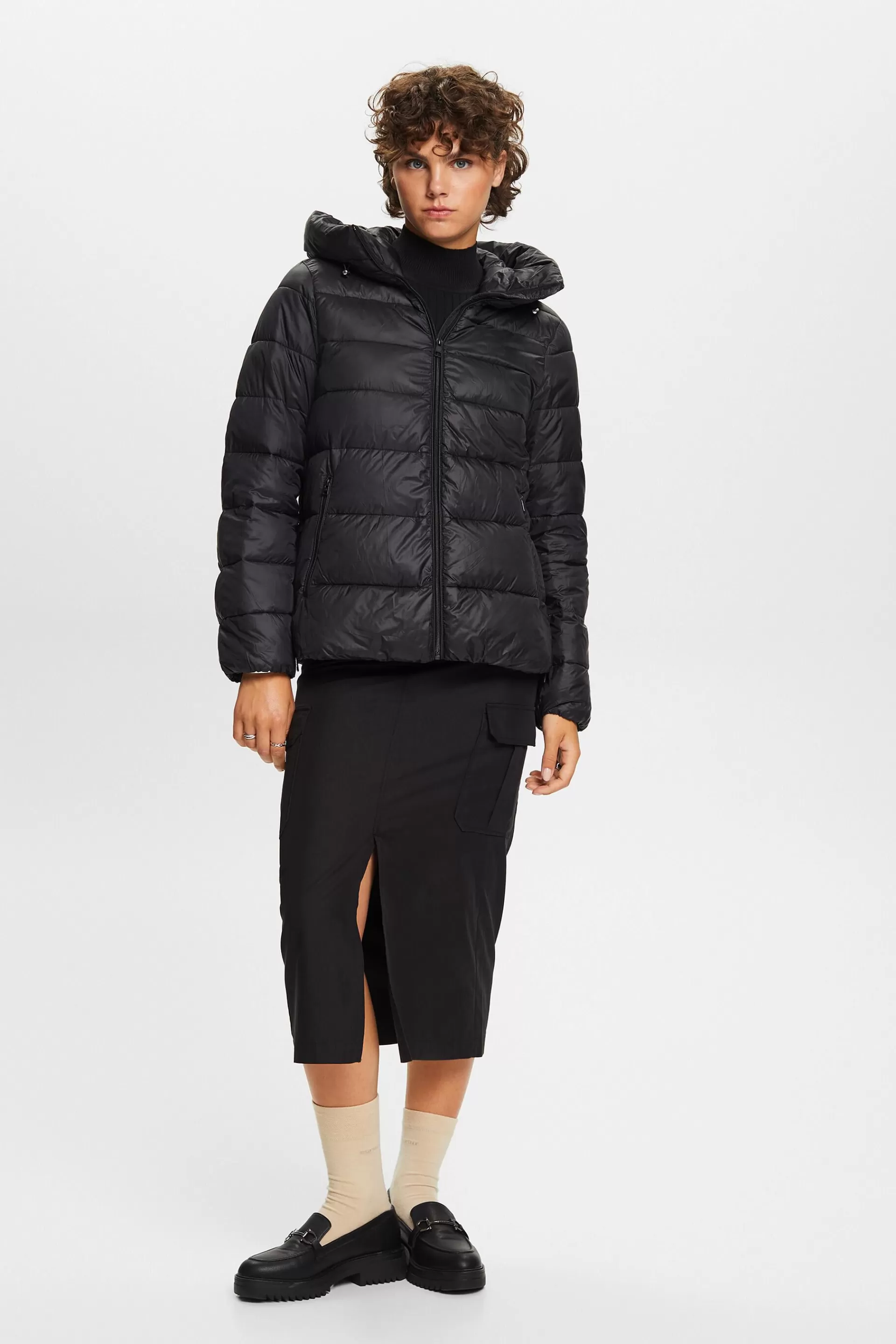 Steppjacke mit Kapuze-ESPRIT Cheap