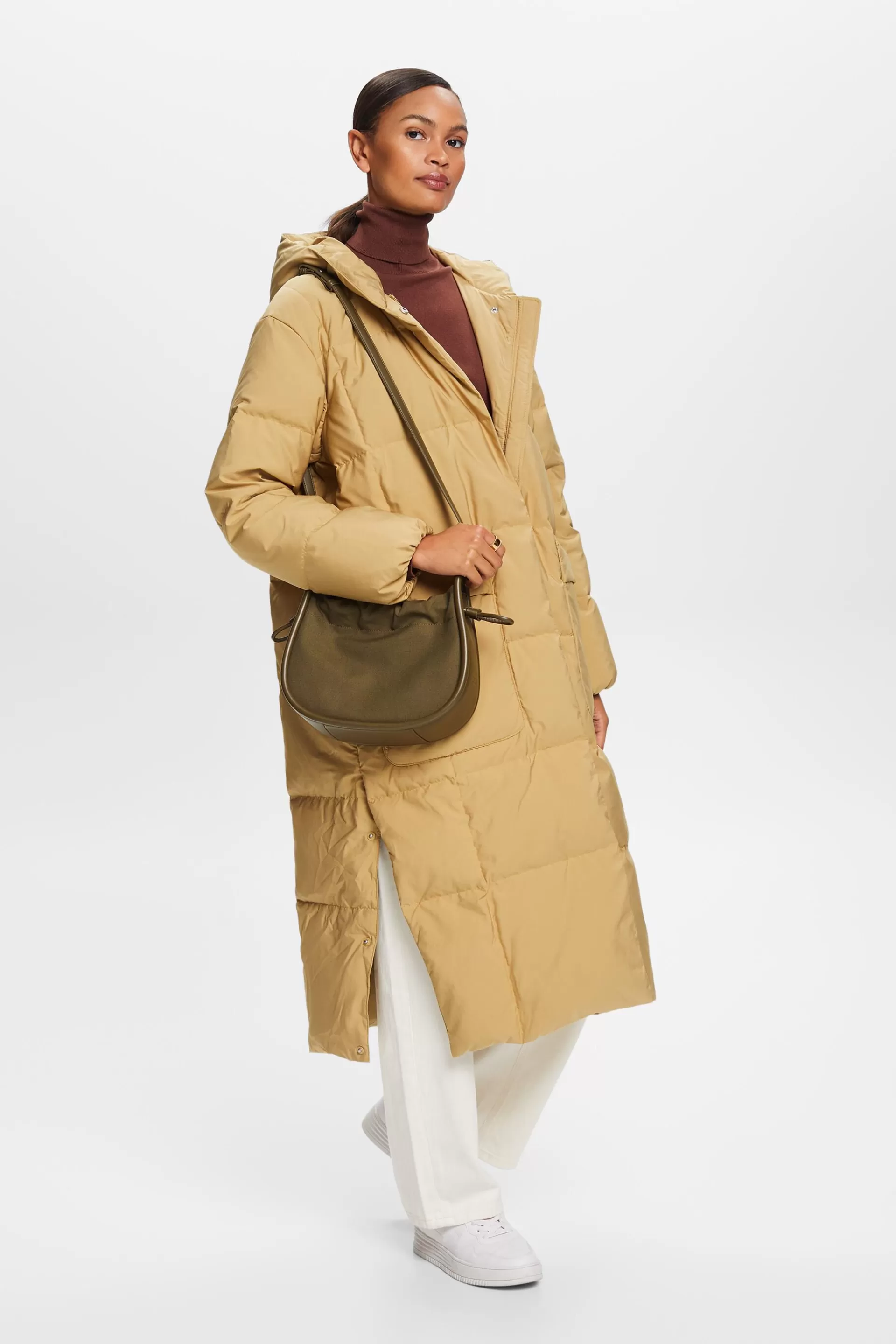 Steppmantel mit Kapuze-ESPRIT New