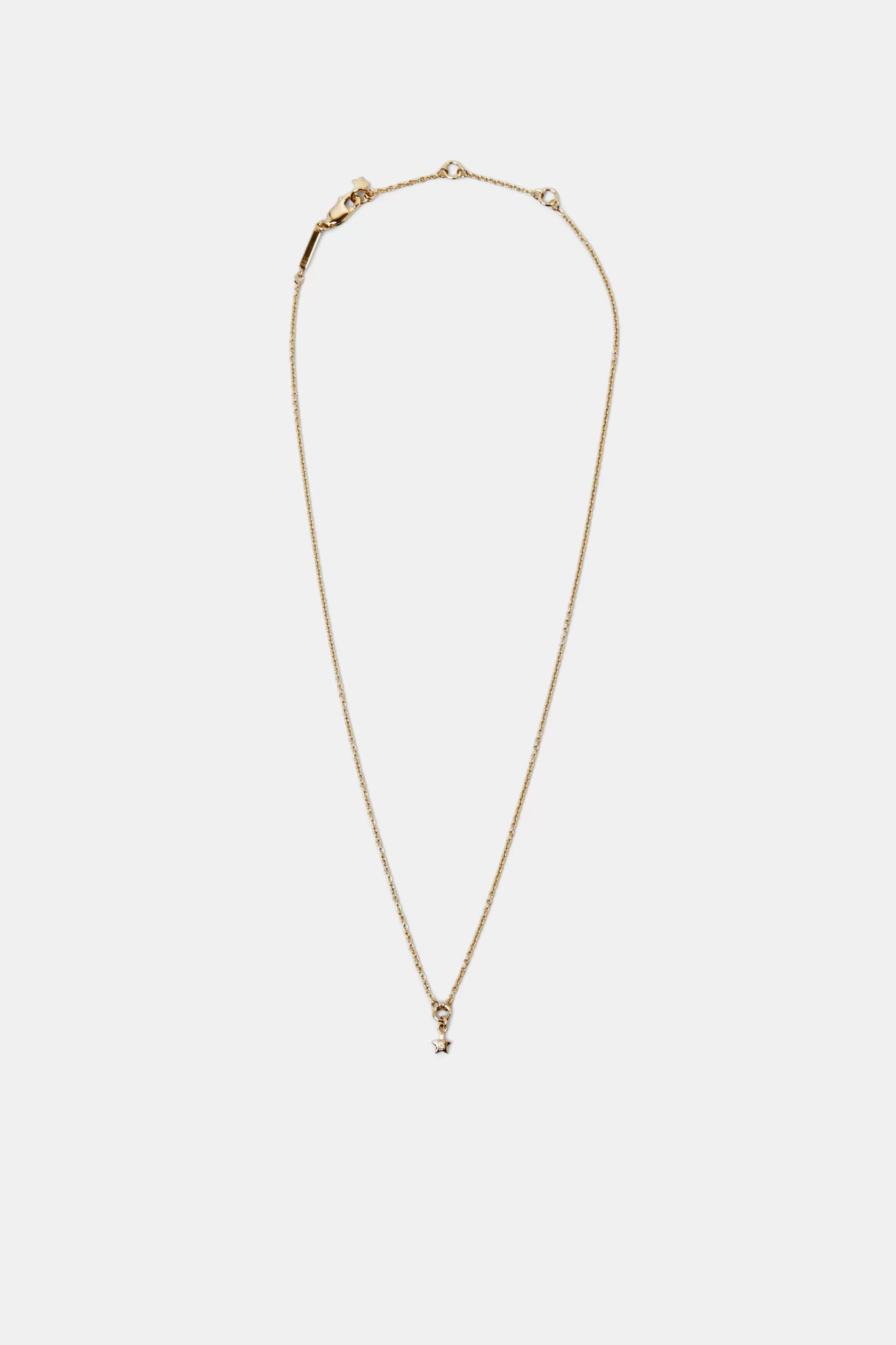 Sterling Silber Halskette mit Diamantanhänger-ESPRIT Outlet