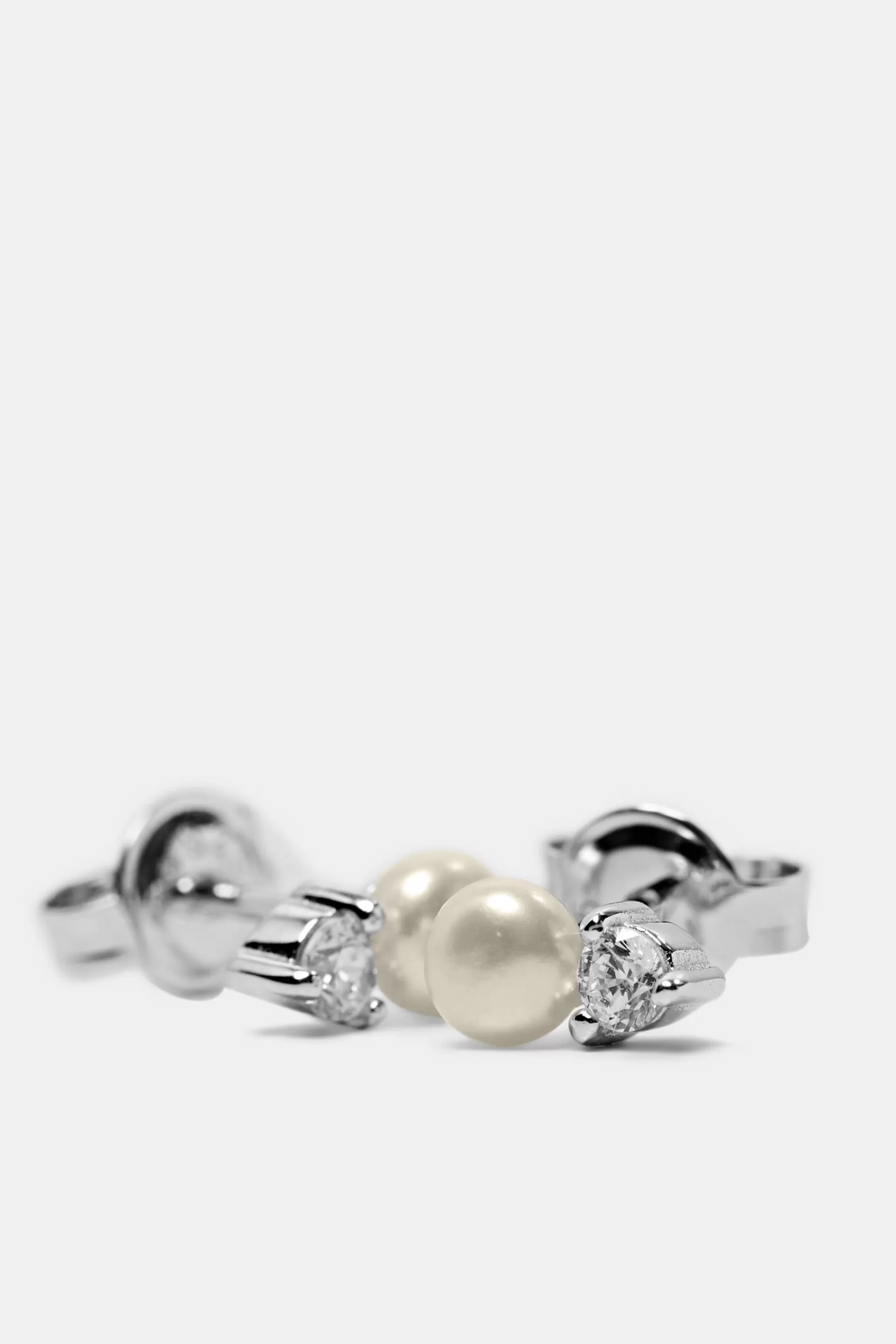 Sterlingsilber-Ohrringe mit kubischem Zirkonia-ESPRIT Fashion
