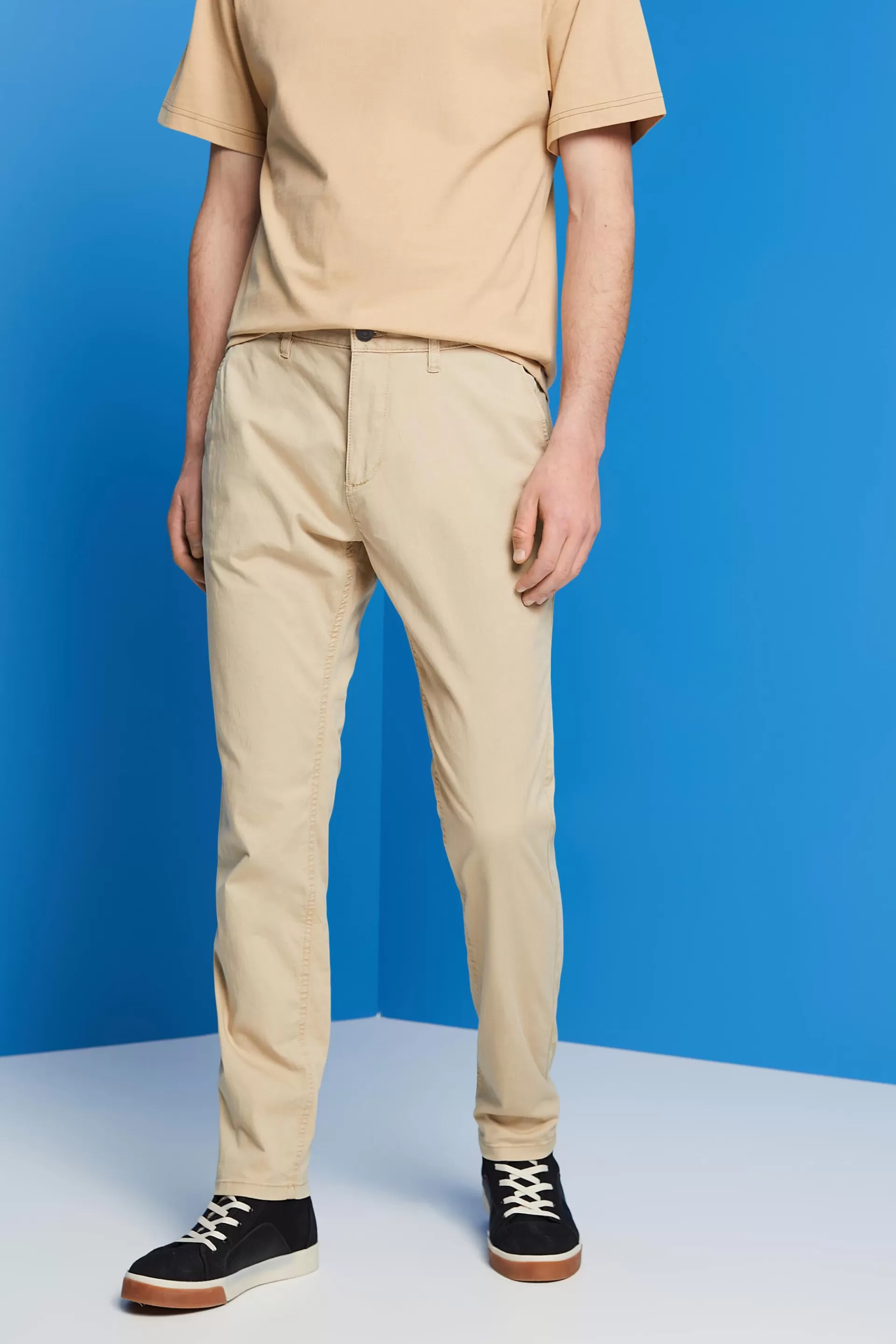 Stretch-Chino aus Baumwolle-ESPRIT Shop