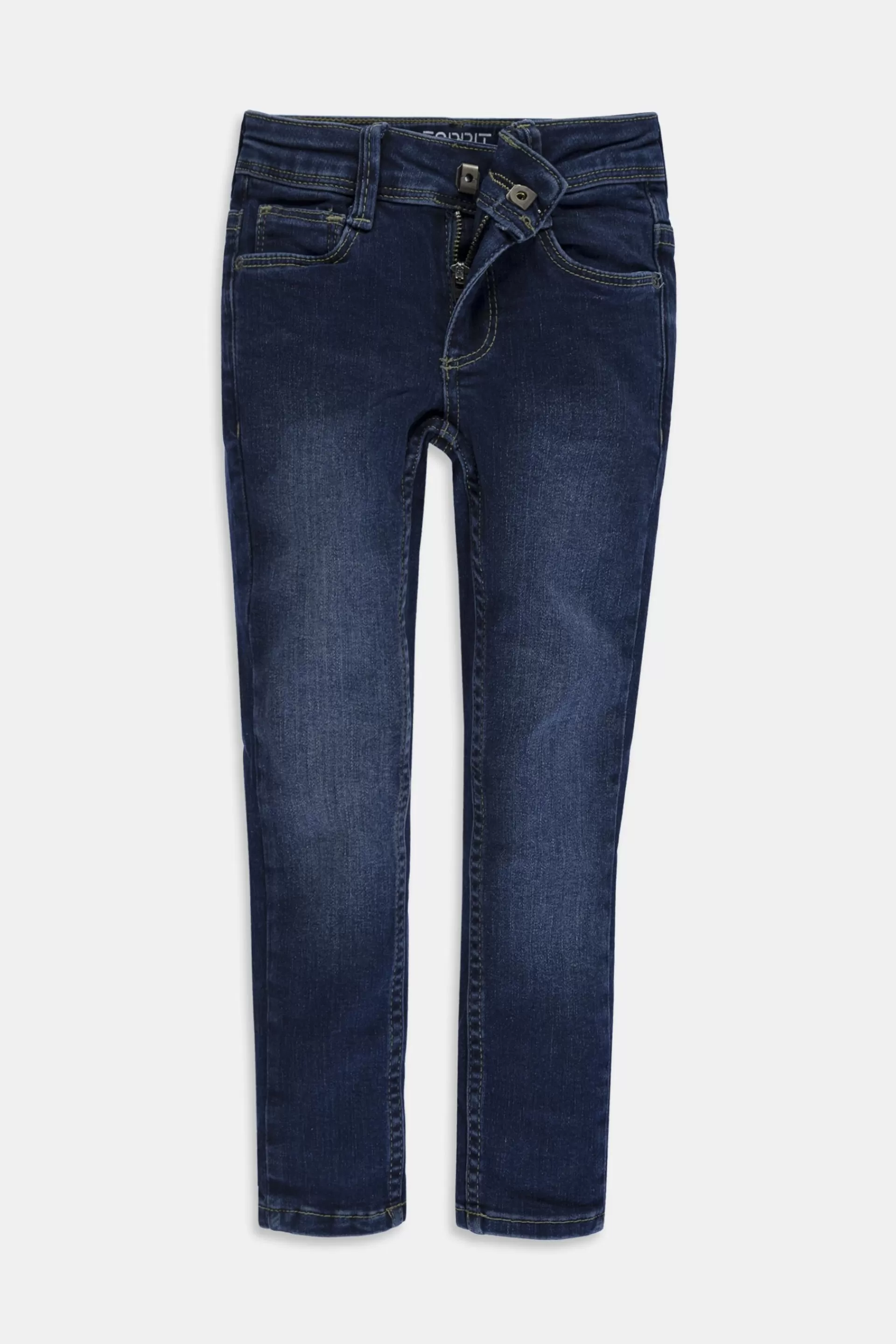 Stretch-Jeans mit Weitenservice und Verstellbund-ESPRIT Fashion