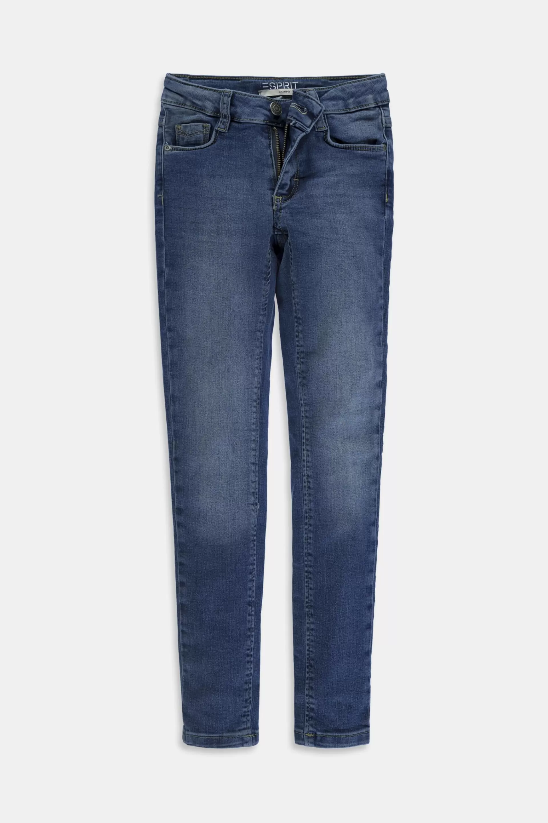 Stretch-Jeans mit Weitenservice und Verstellbund-ESPRIT Cheap