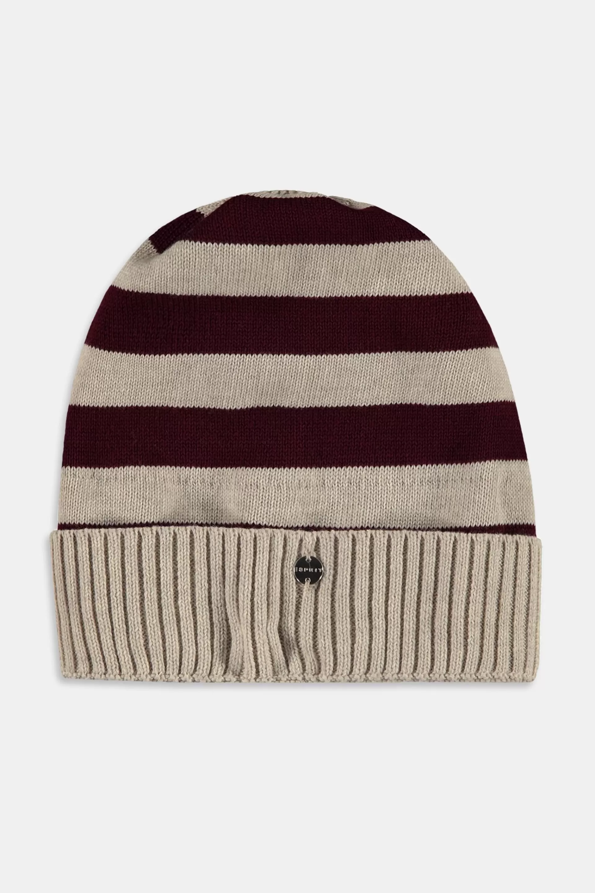Strick-Beanie mit Streifen-ESPRIT Cheap