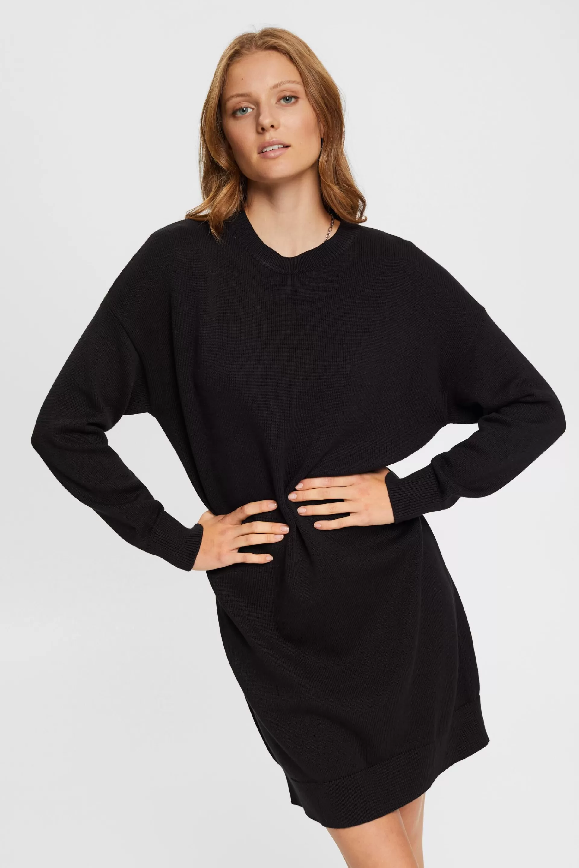 Strickkleid, 100 % Baumwolle-ESPRIT Cheap