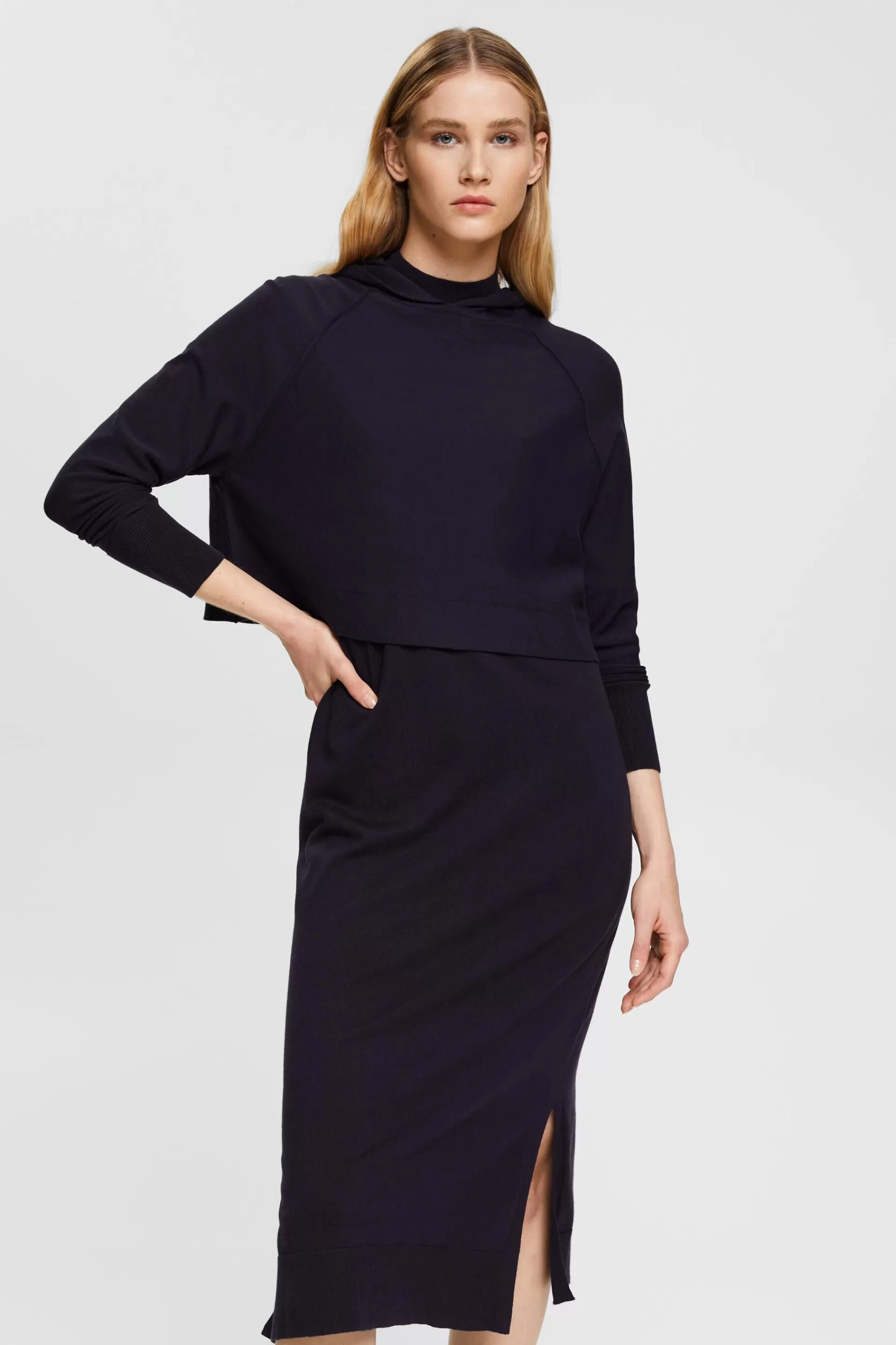 Strickkleid in Midilänge-ESPRIT Sale