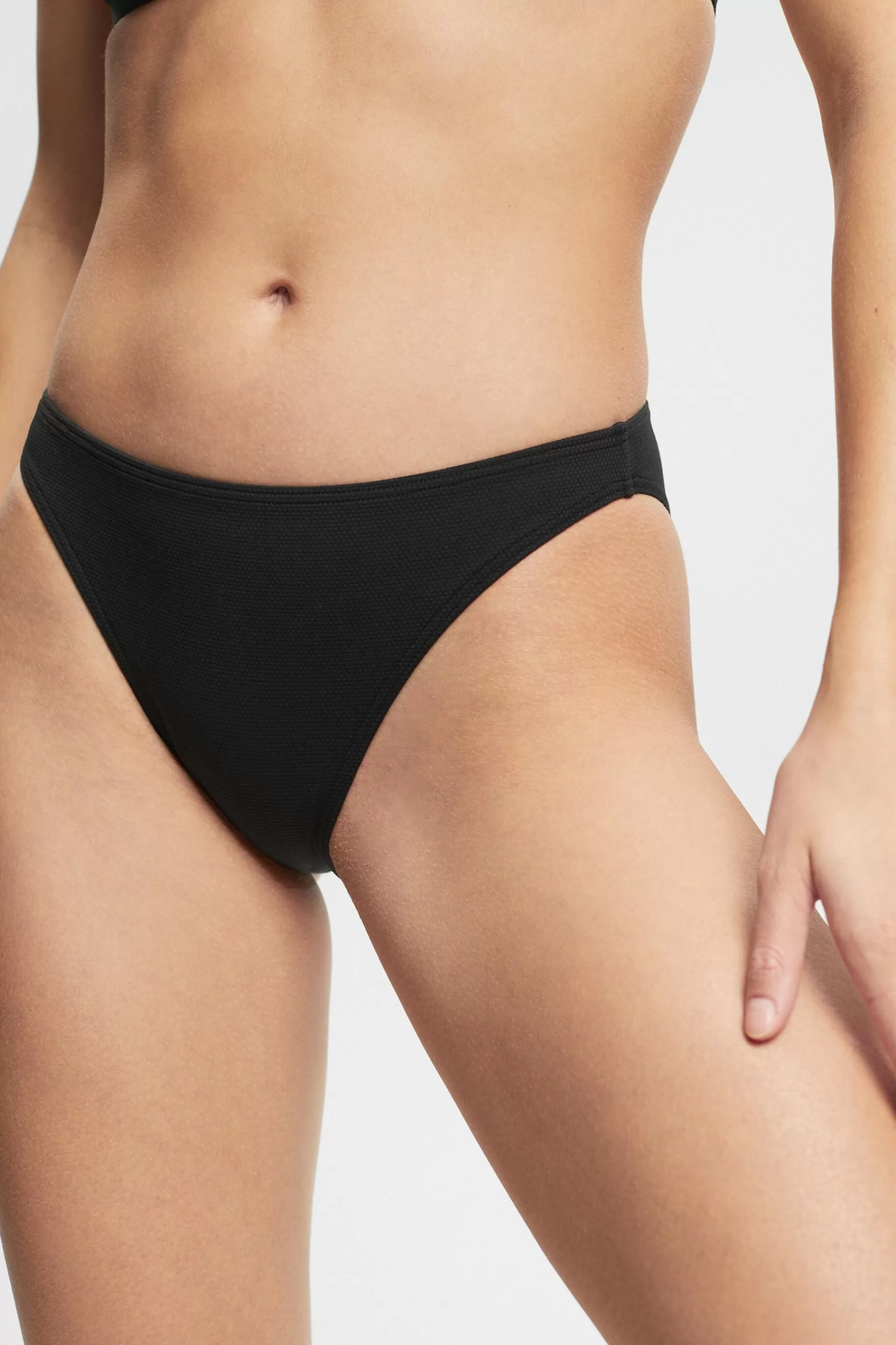 Strukturierte Bikinihose mit hohem Beinausschnitt-ESPRIT Best Sale