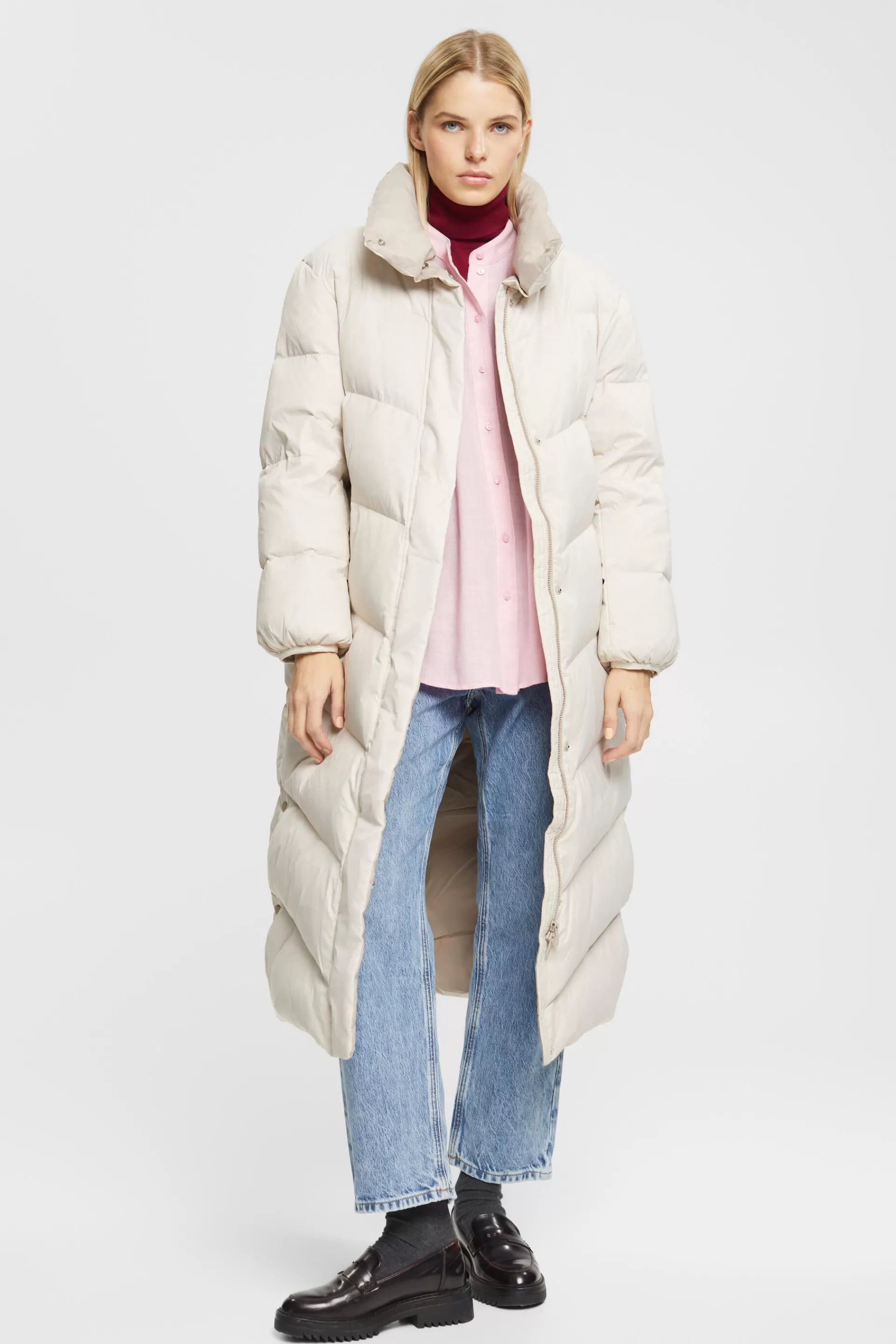 Strukturierte Bluse, Baumwollmix-ESPRIT Flash Sale