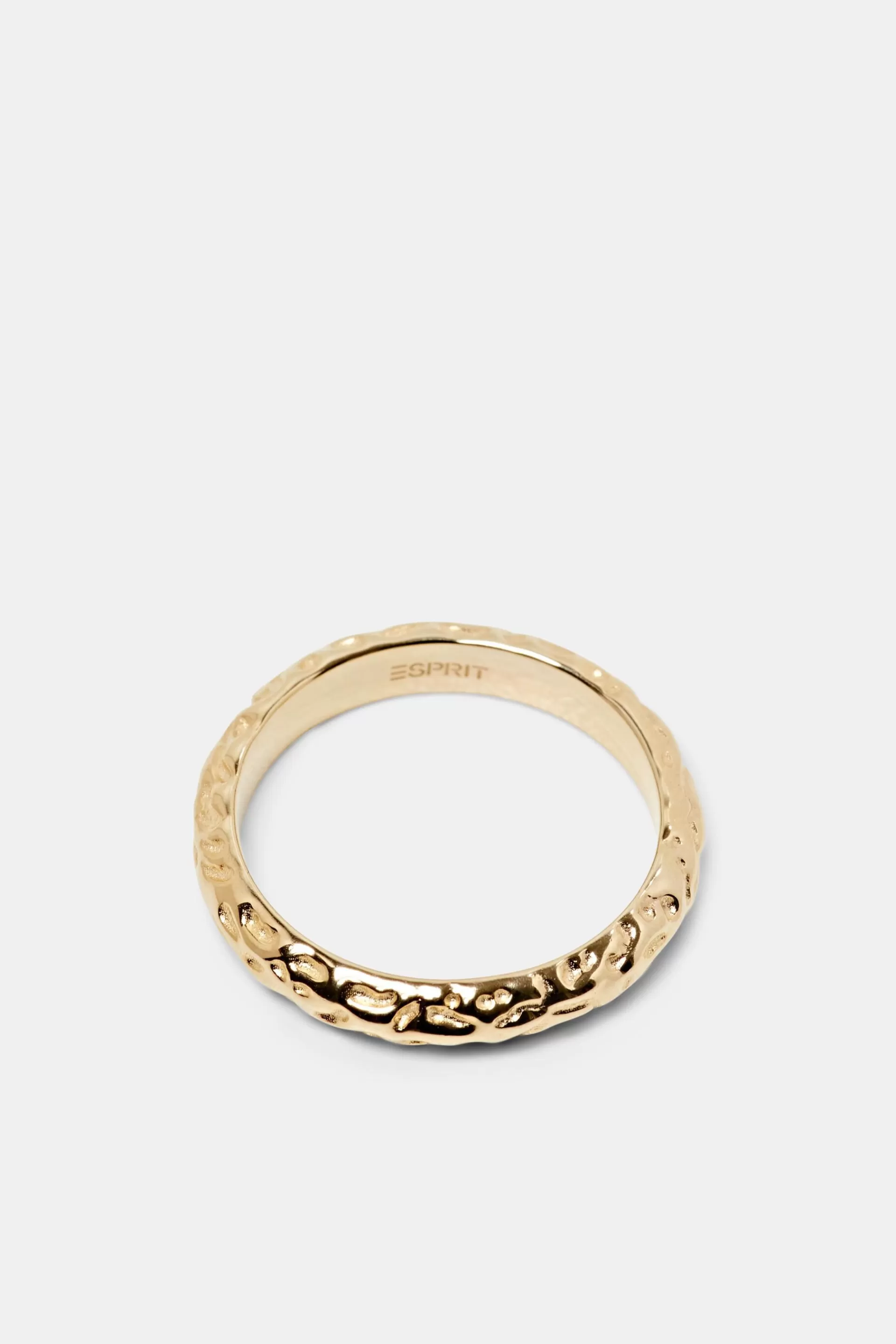 Strukturierter Ring aus Sterlingsilber-ESPRIT Sale