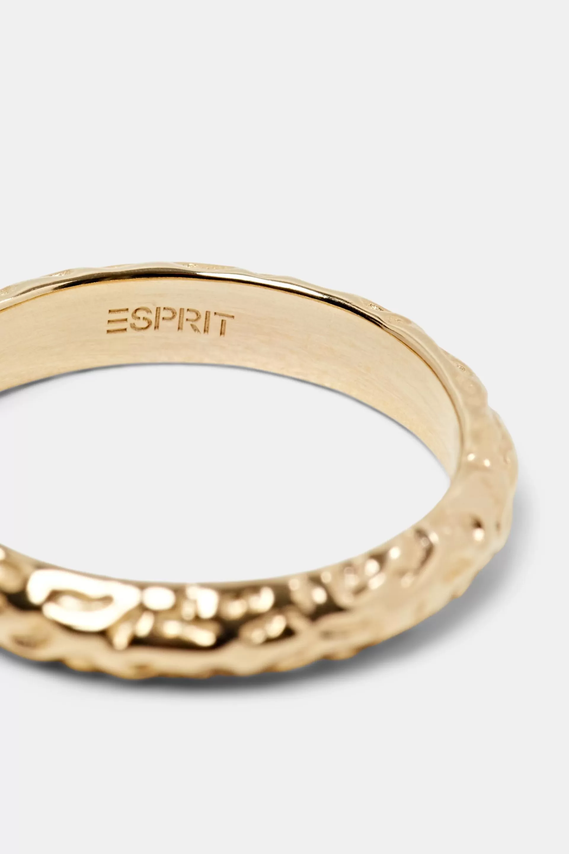 Strukturierter Ring aus Sterlingsilber-ESPRIT Sale