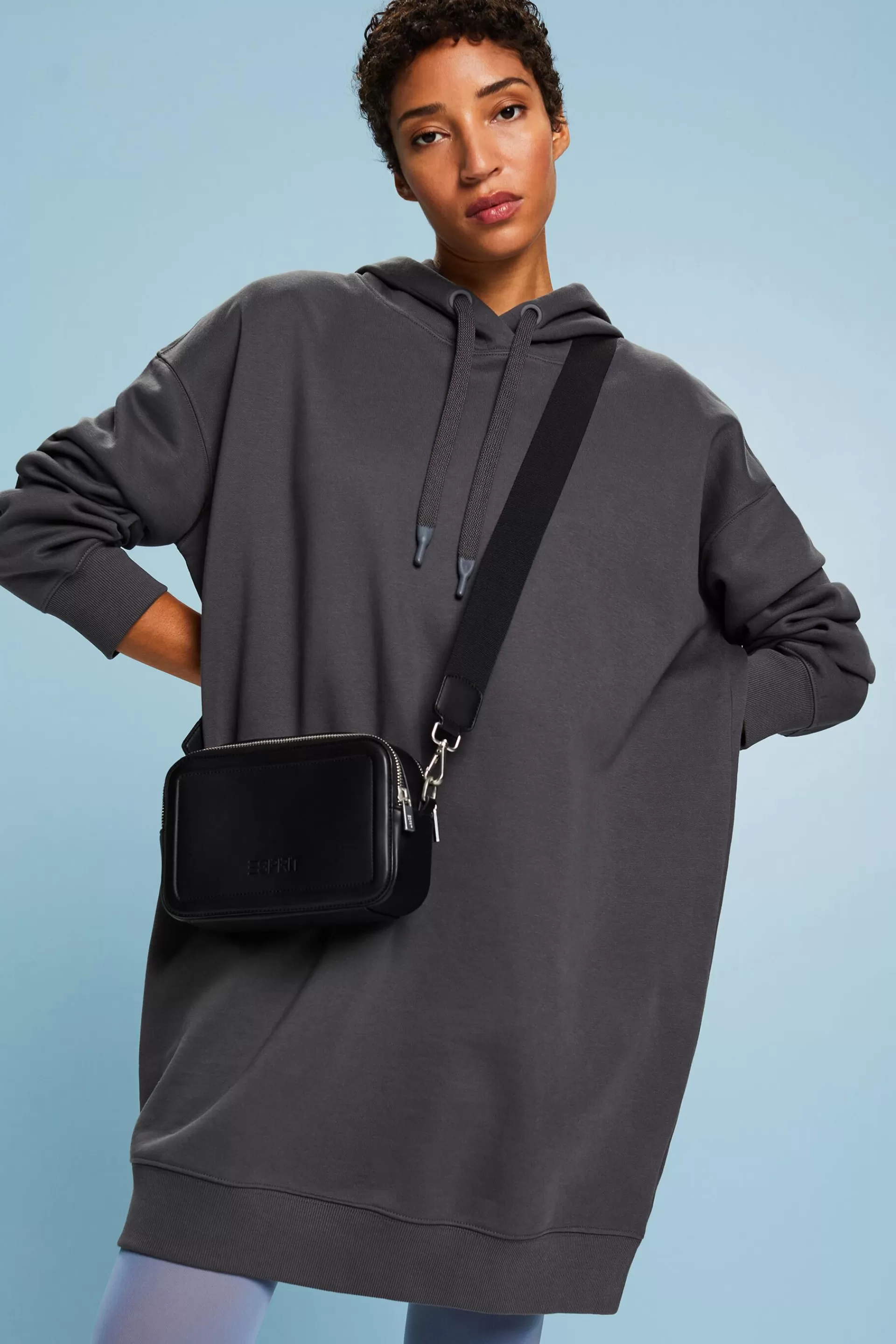 Sweatkleid mit Kapuze-ESPRIT Outlet