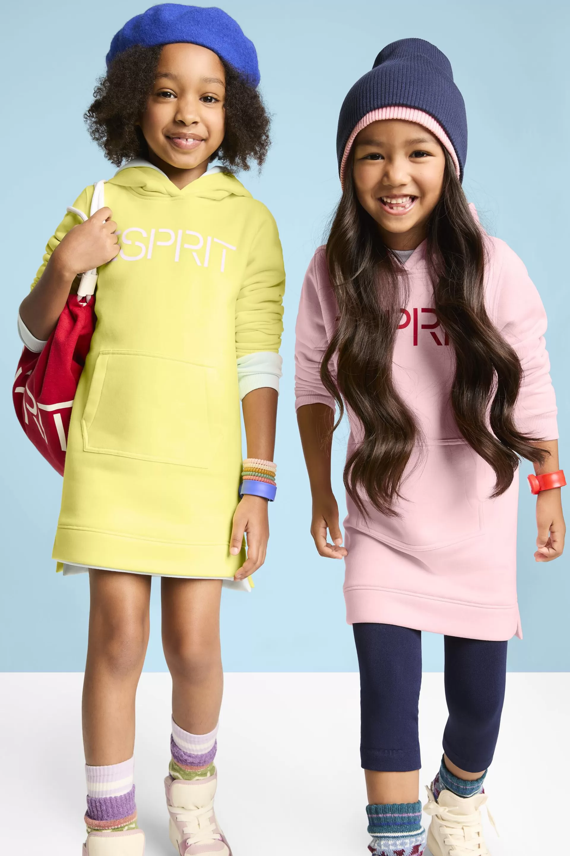 Sweatkleid mit Logo-Print-ESPRIT Flash Sale