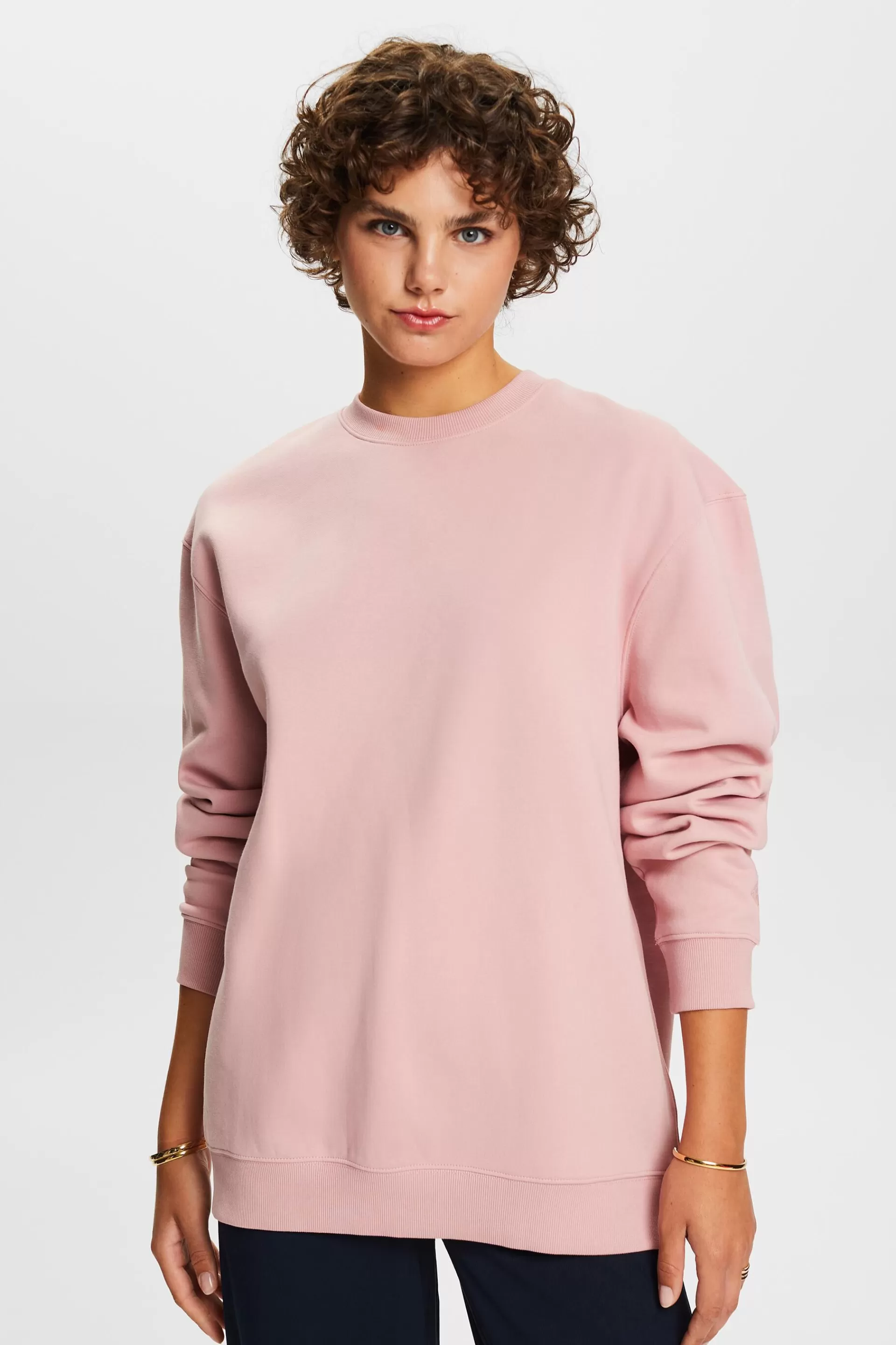 Sweatshirt aus Baumwollmix-ESPRIT Fashion