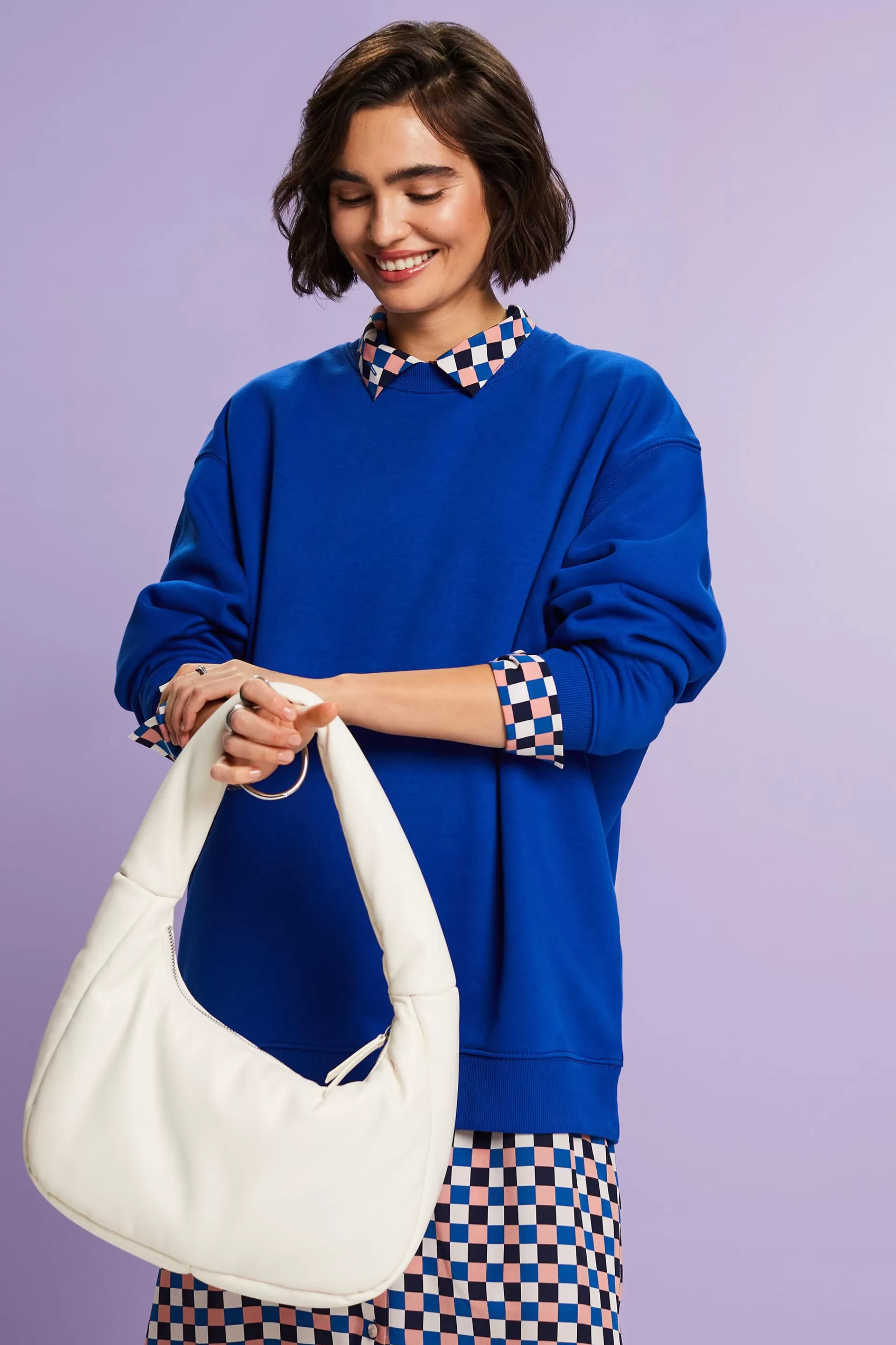Sweatshirt aus Baumwollmix-ESPRIT Shop